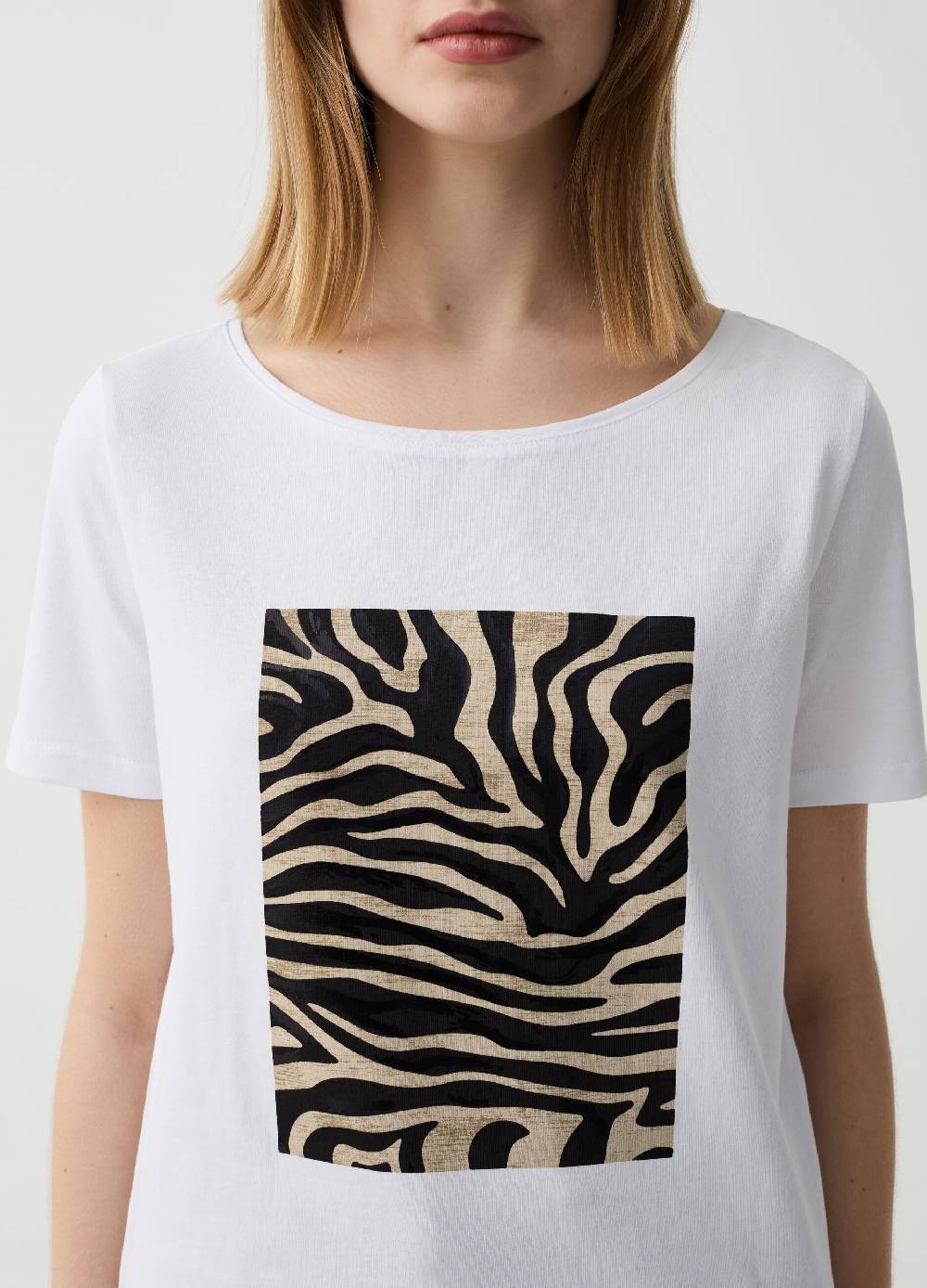 Ovs T-shirt Con Stampa Animalier