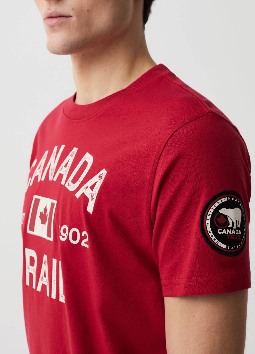 Ovs T-shirt Con Stampa Canada Trail