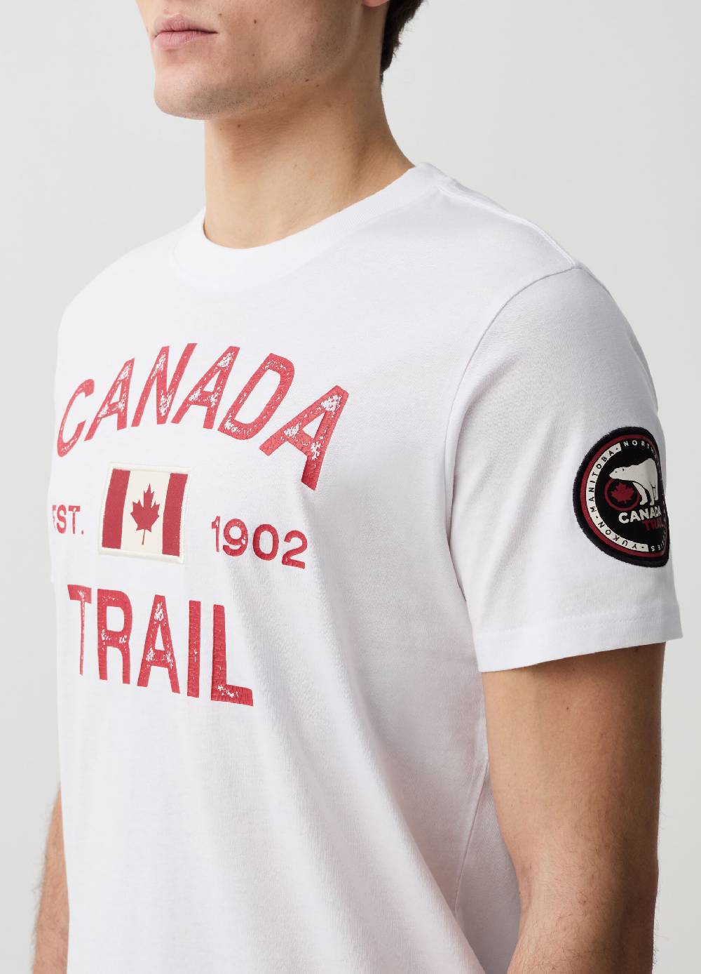 Ovs T-shirt Con Stampa Canada Trail