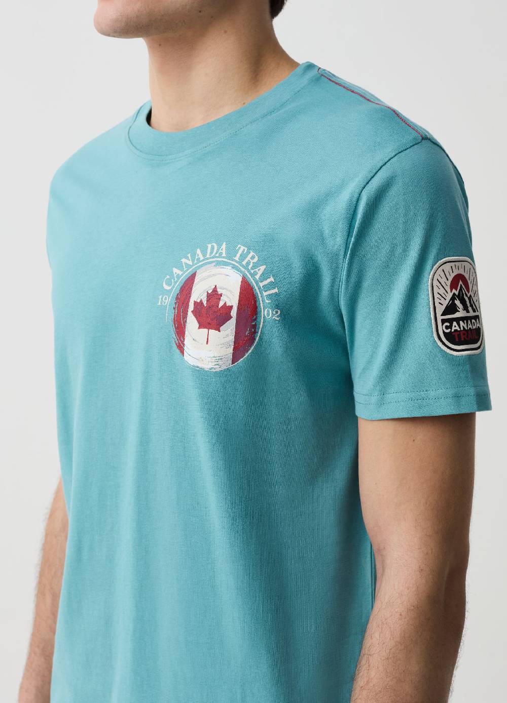 Ovs T-shirt Con Stampa Canada Trail