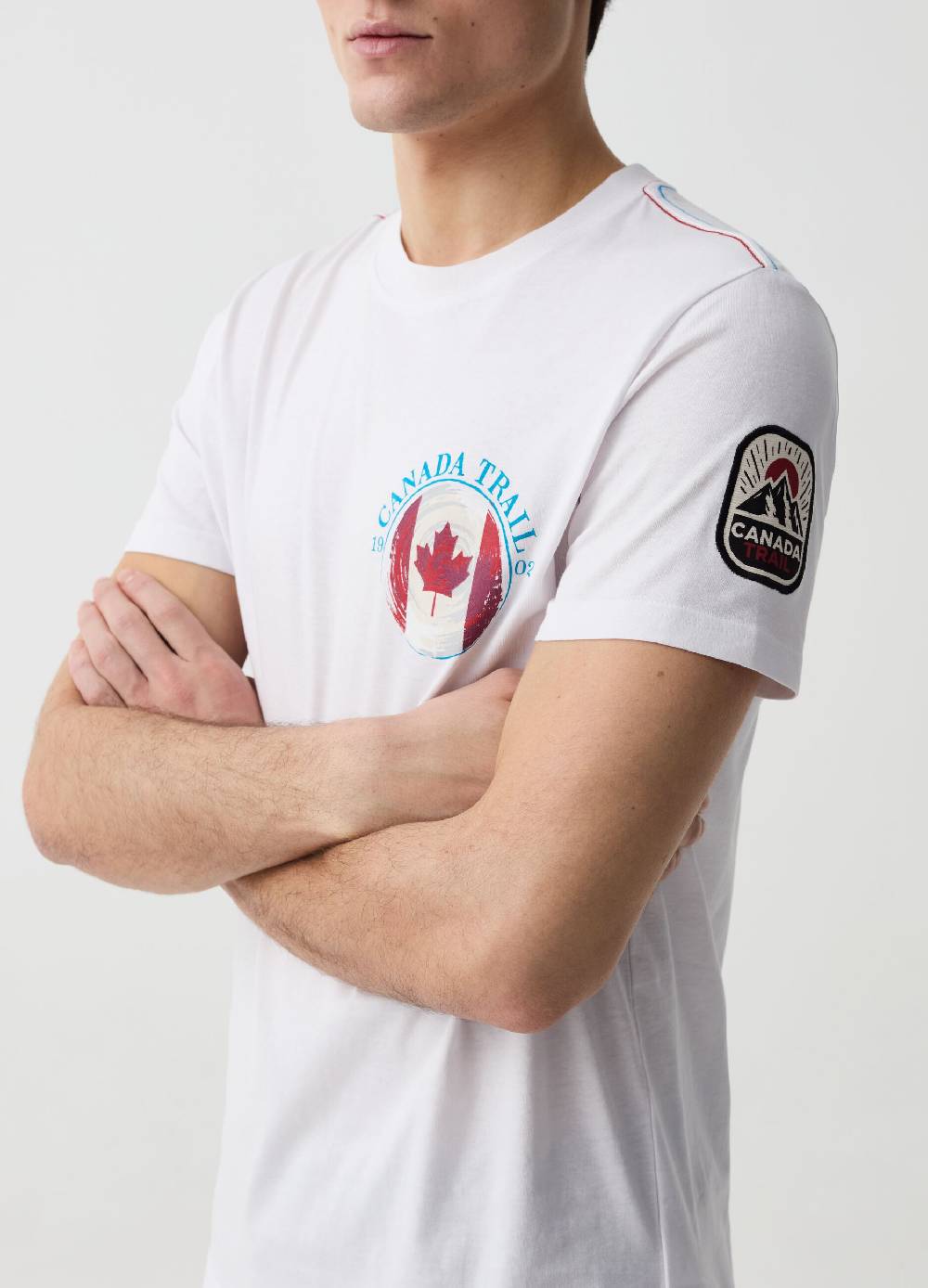 Ovs T-shirt Con Stampa Canada Trail