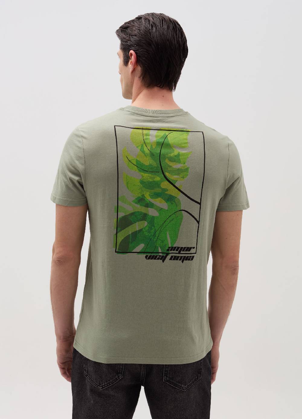 Ovs T-shirt Con Stampa Foliage