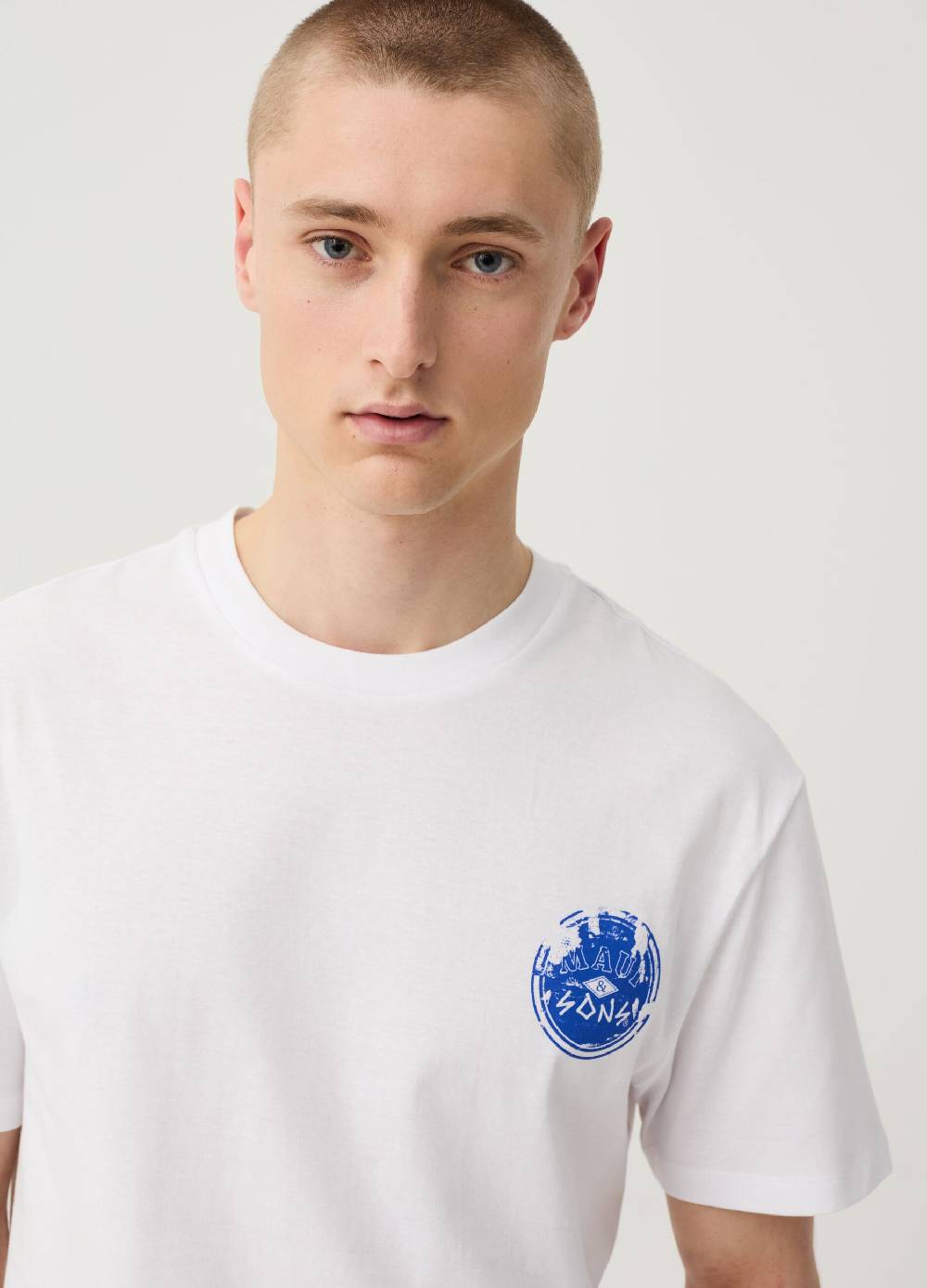 Ovs T-shirt Con Stampa Hawaiana Surf