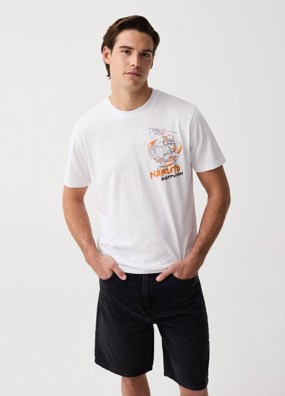Ovs T-shirt con stampa Naruto Shippuden