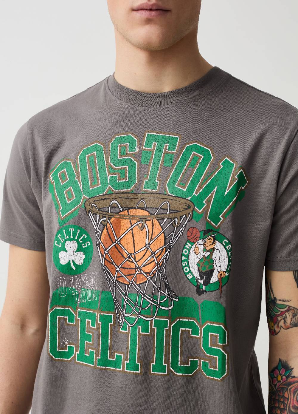 Ovs T-shirt Con Stampa NBA Boston Celtics