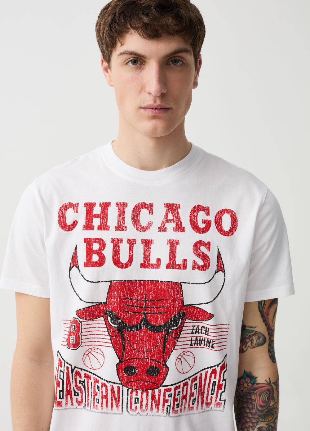 Ovs T-shirt Con Stampa NBA Chicago Bulls