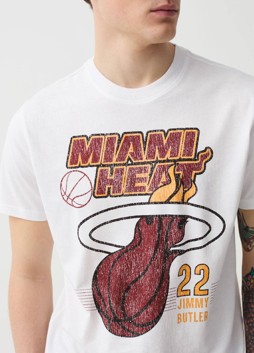 Ovs T-shirt Con Stampa NBA Miami Heat