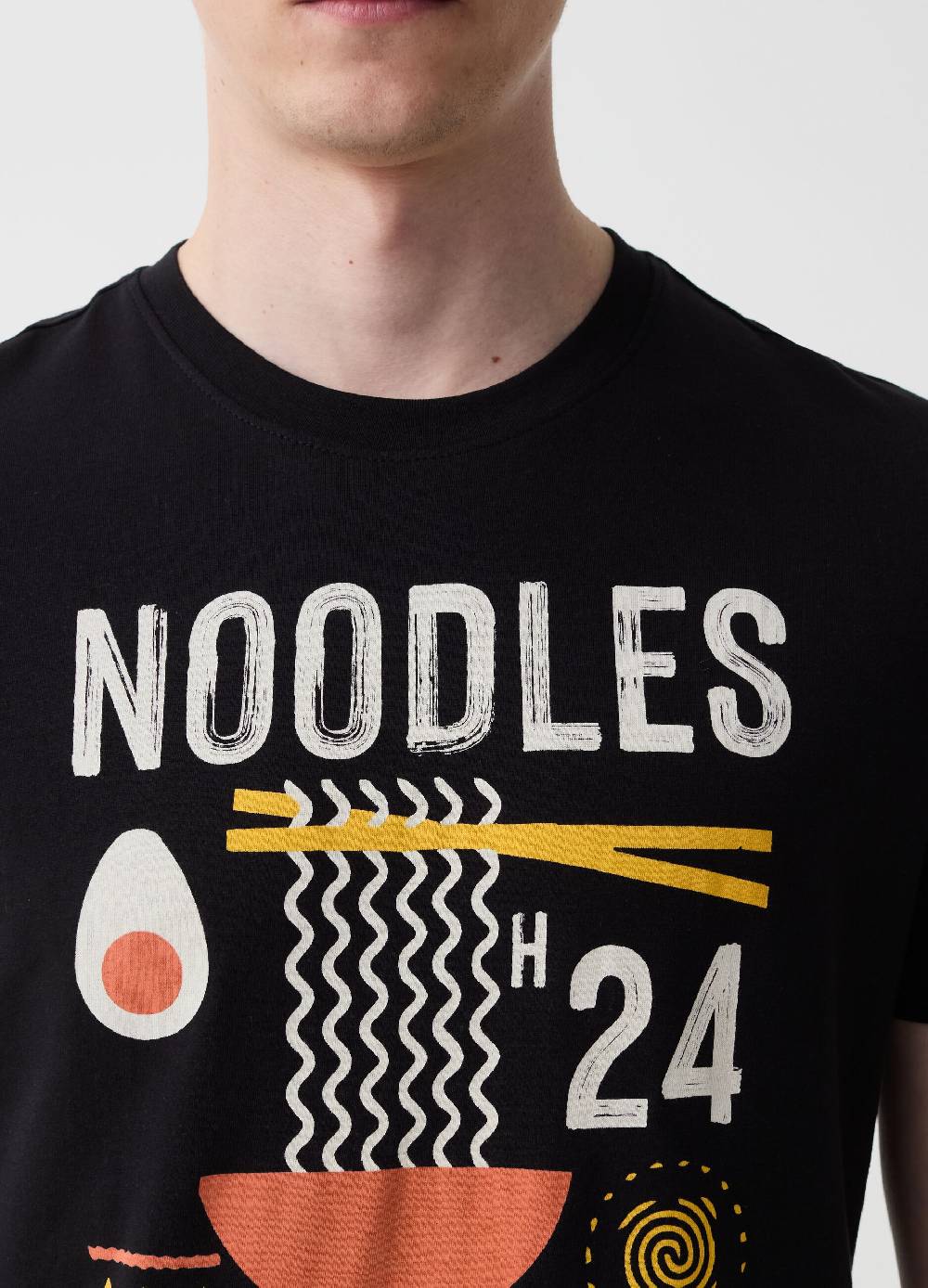 Ovs T-shirt Con Stampa Noodles