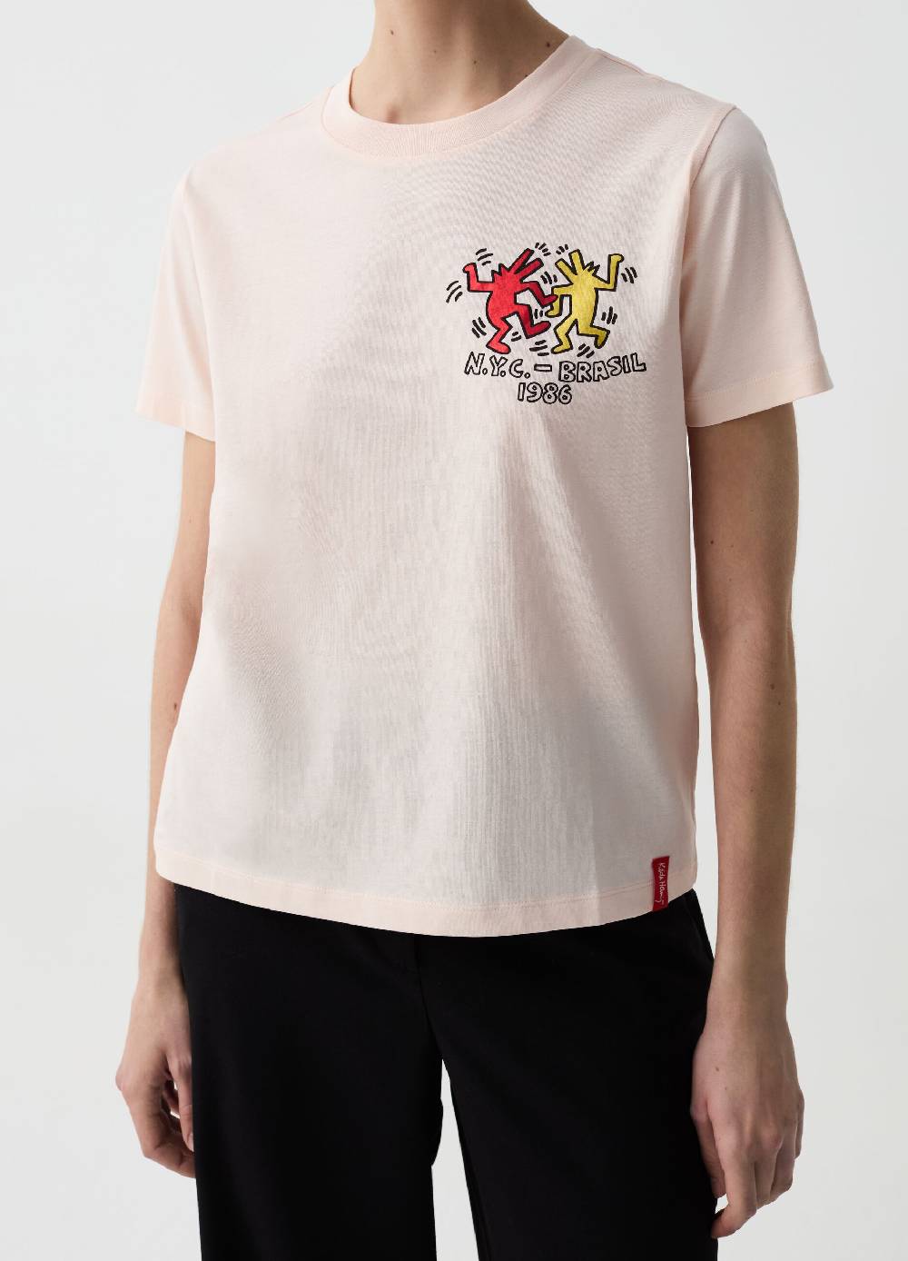 Ovs T-shirt Con Stampa Omini Keith Haring