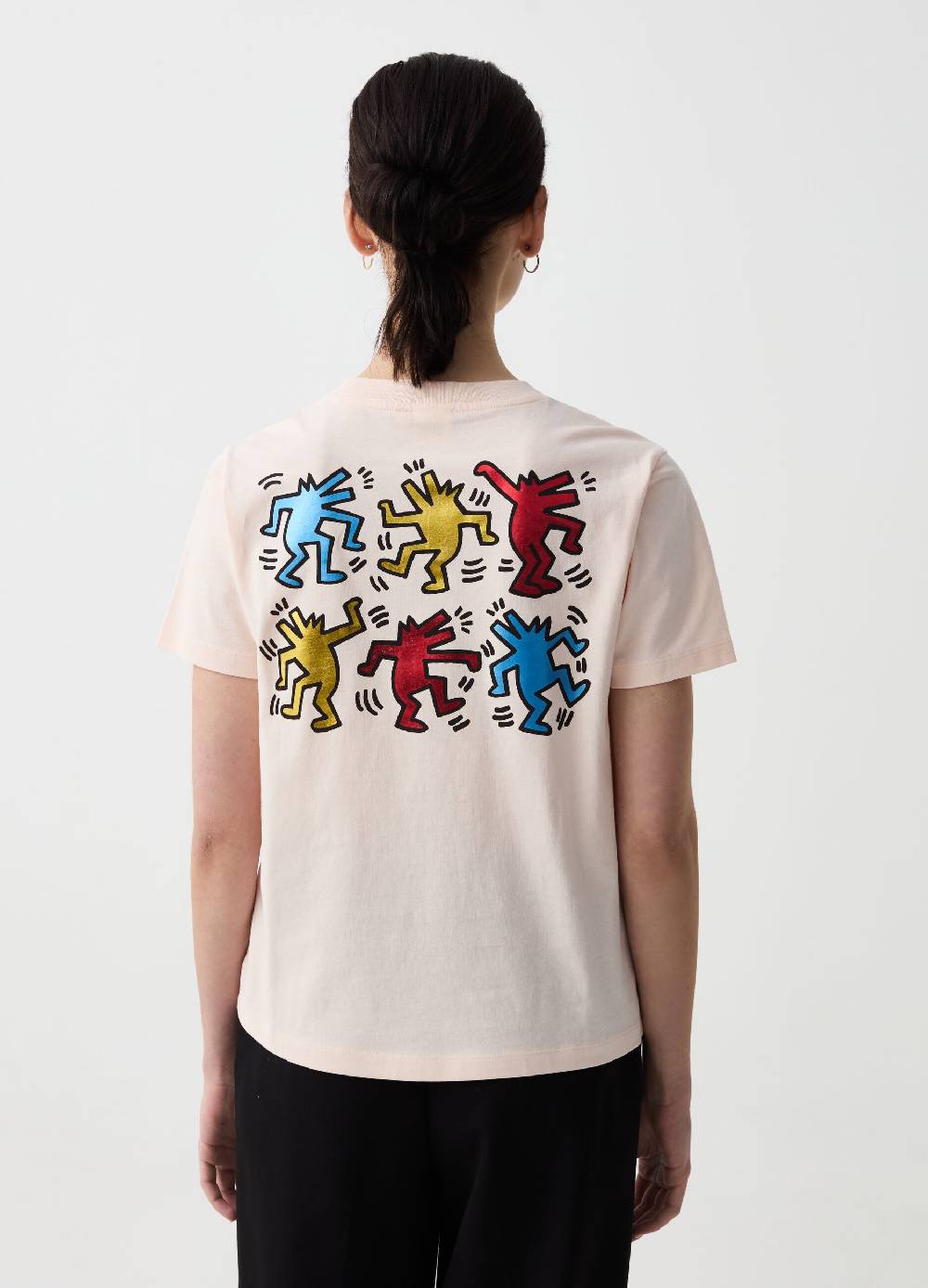 Ovs T-shirt Con Stampa Omini Keith Haring