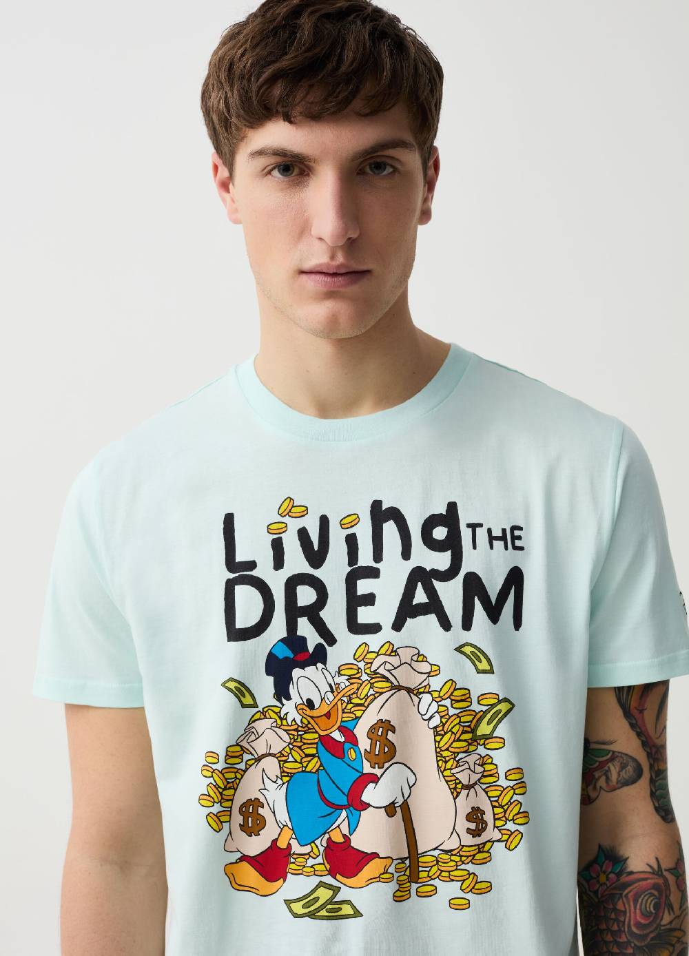 Ovs T-shirt Con Stampa Paperon De' Paperoni