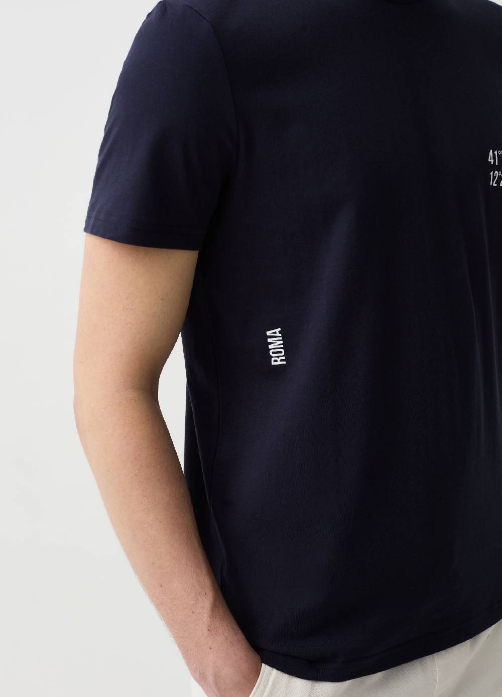 Ovs T-shirt Con Stampa Roma Pantheon