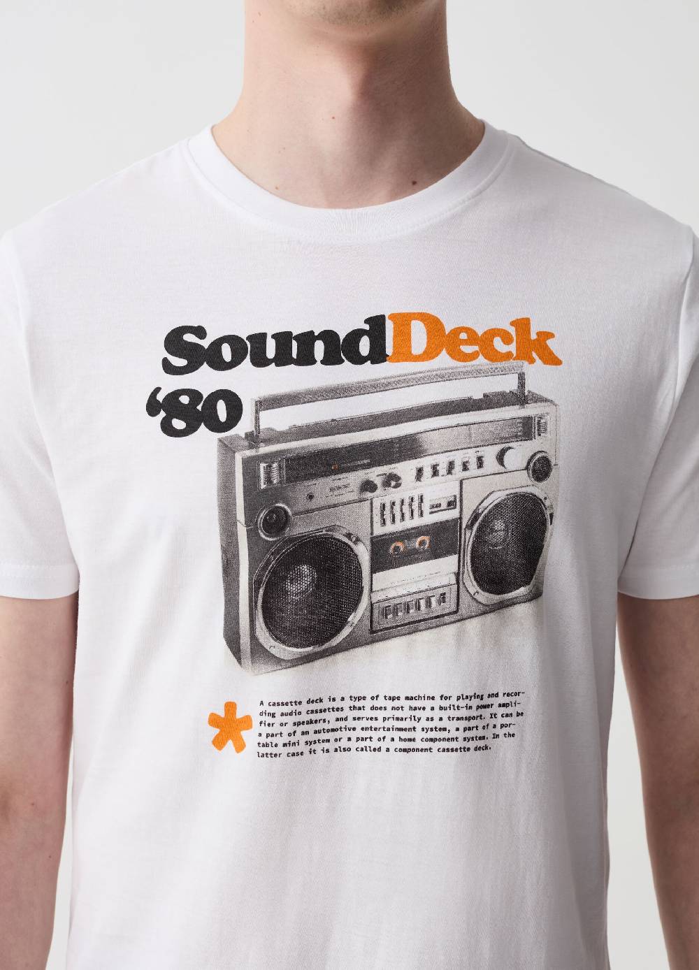 Ovs T-shirt Con Stampa Stereo Anni '80