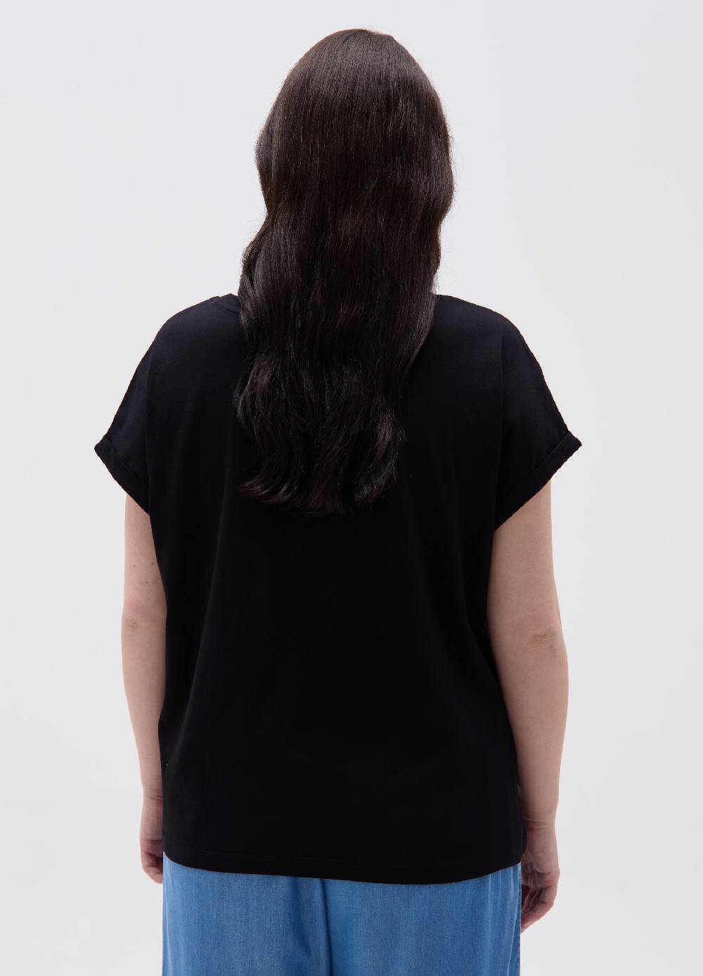 Ovs T-shirt Con Stampa Tropicale Curvy