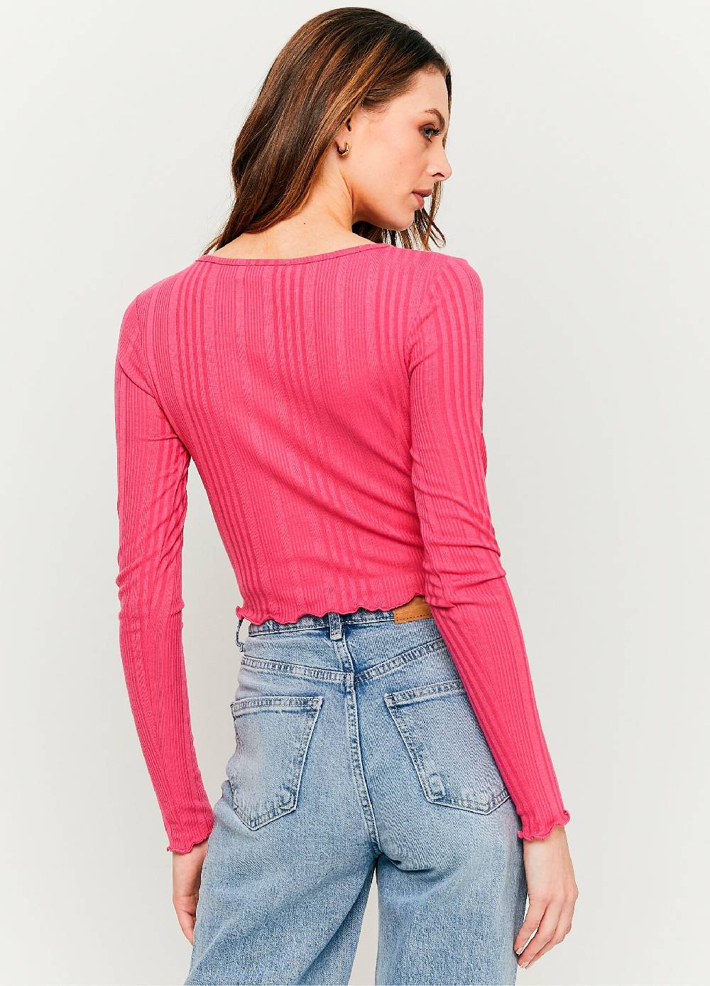 Ovs T-shirt Crop A Maniche Lunghe