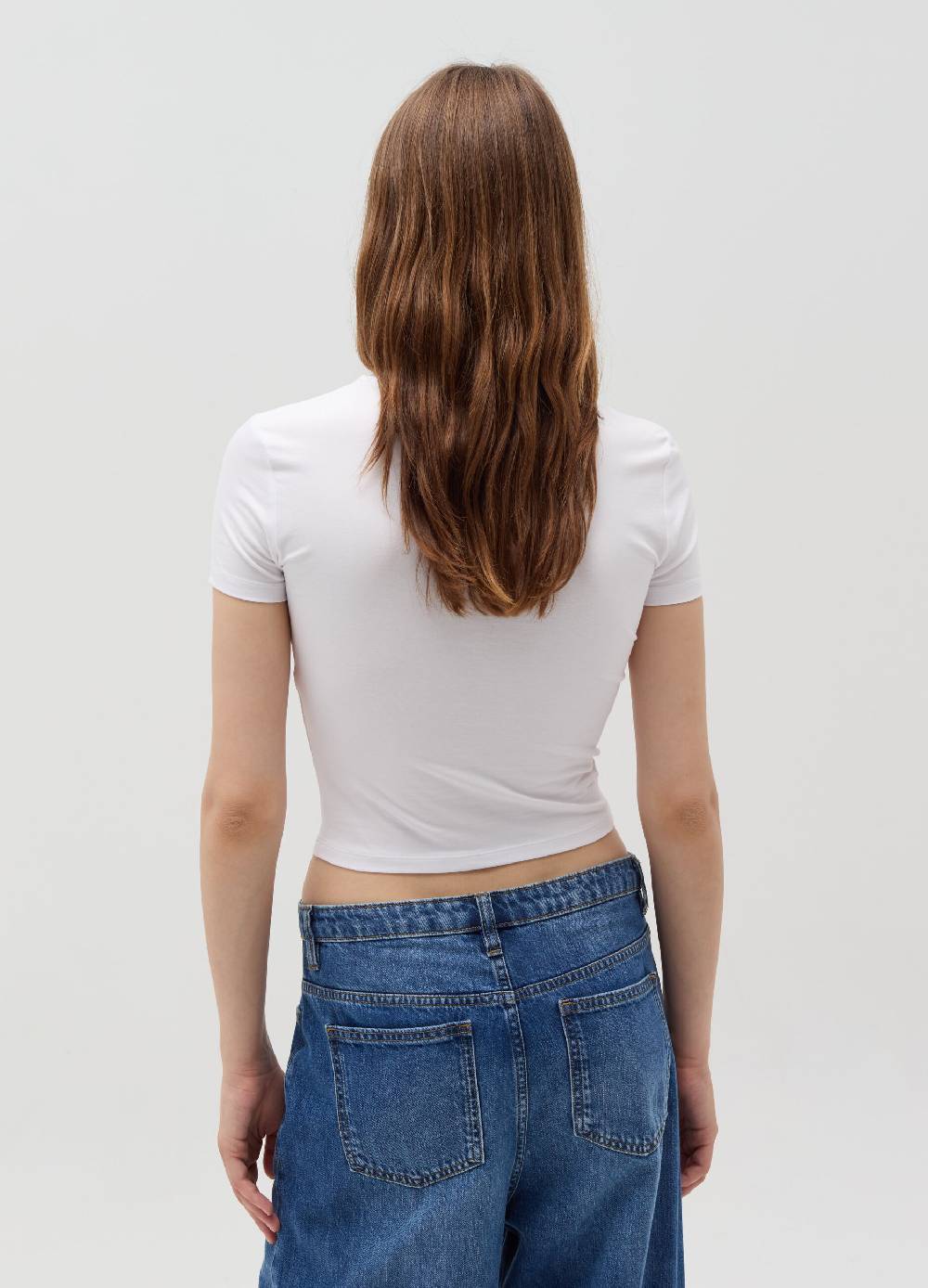 Ovs T-shirt Crop Con Stampa