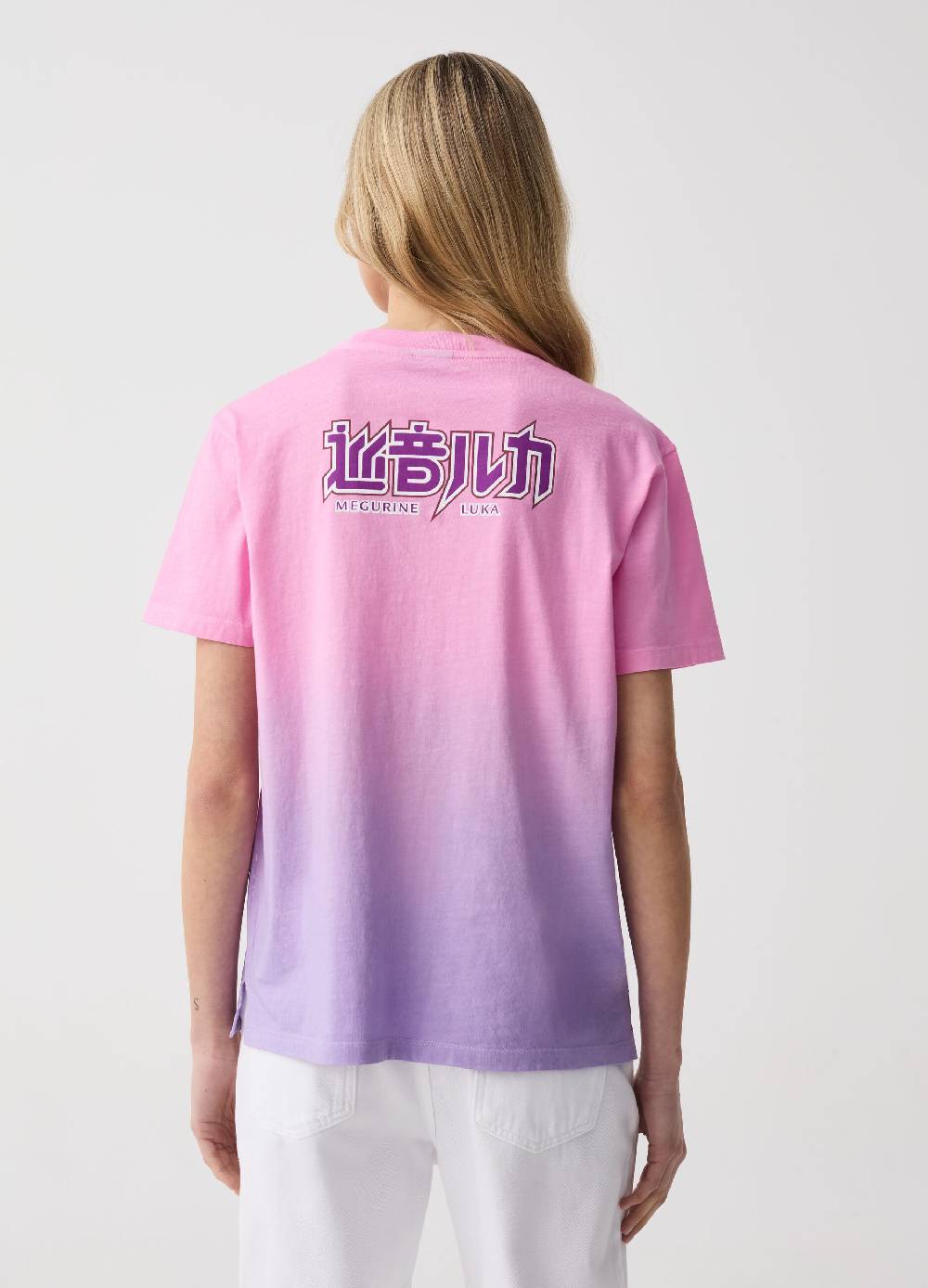 Ovs T-shirt Degrade Con Stampa Megurine Luka