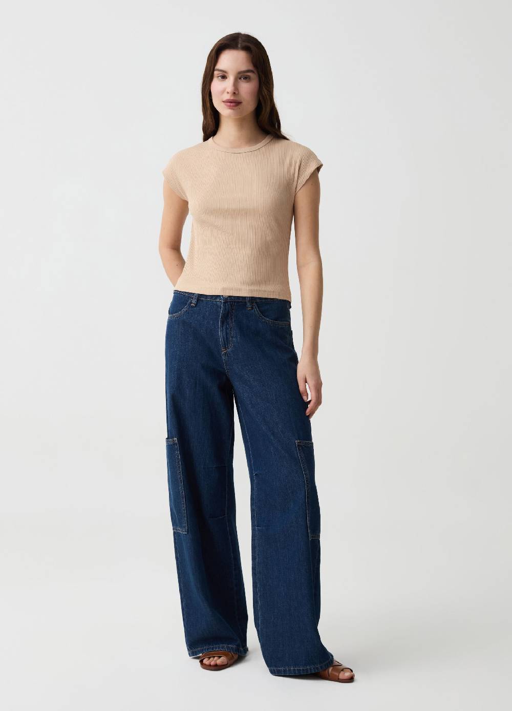 Ovs T-shirt Essential A Costine Con Maniche Kimono