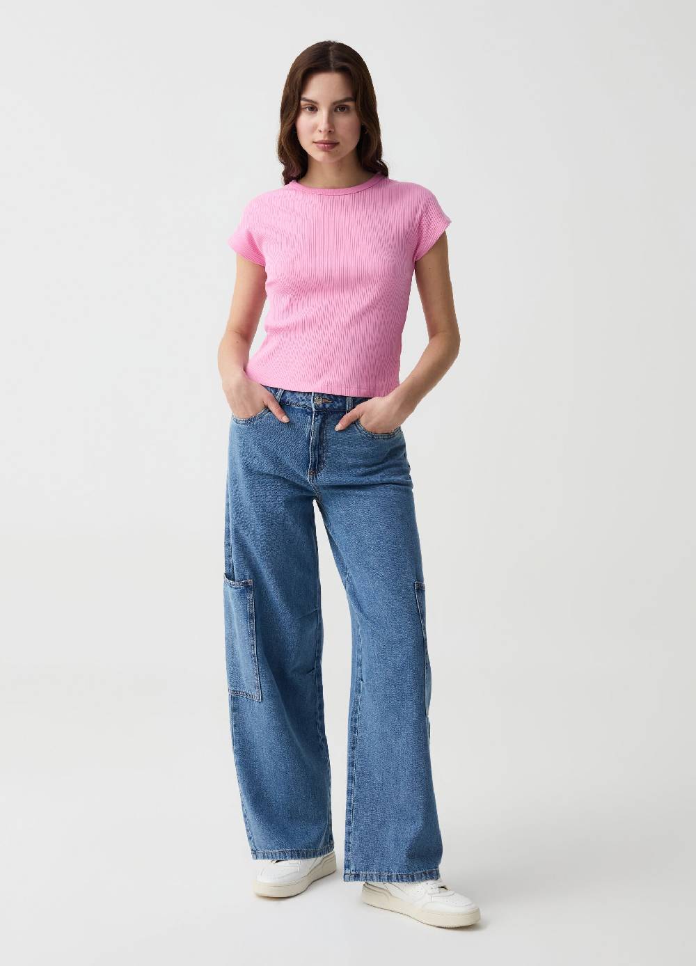 Ovs T-shirt Essential A Costine Con Maniche Kimono