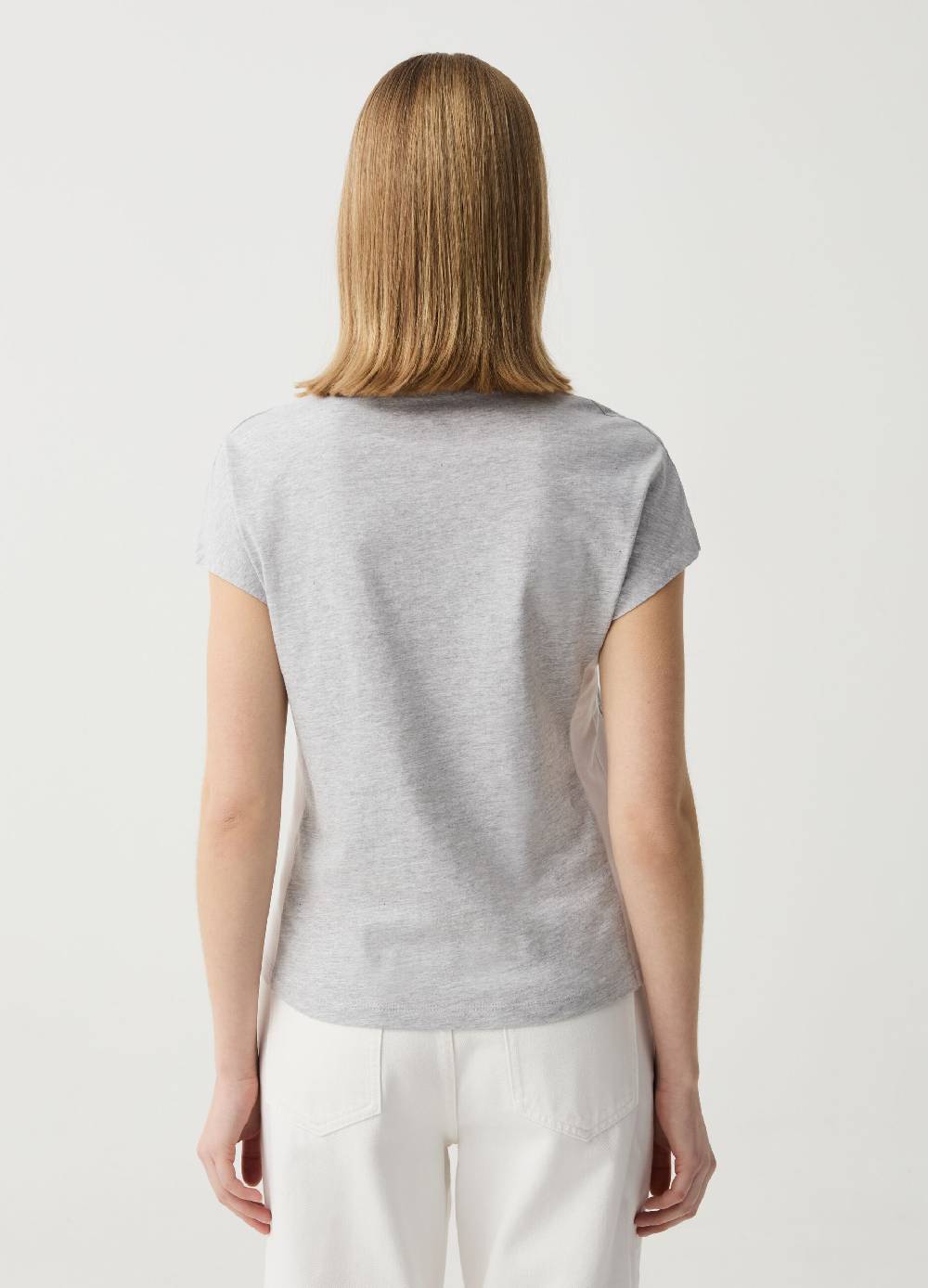 Ovs T-shirt Essential Con Bande A Contrasto