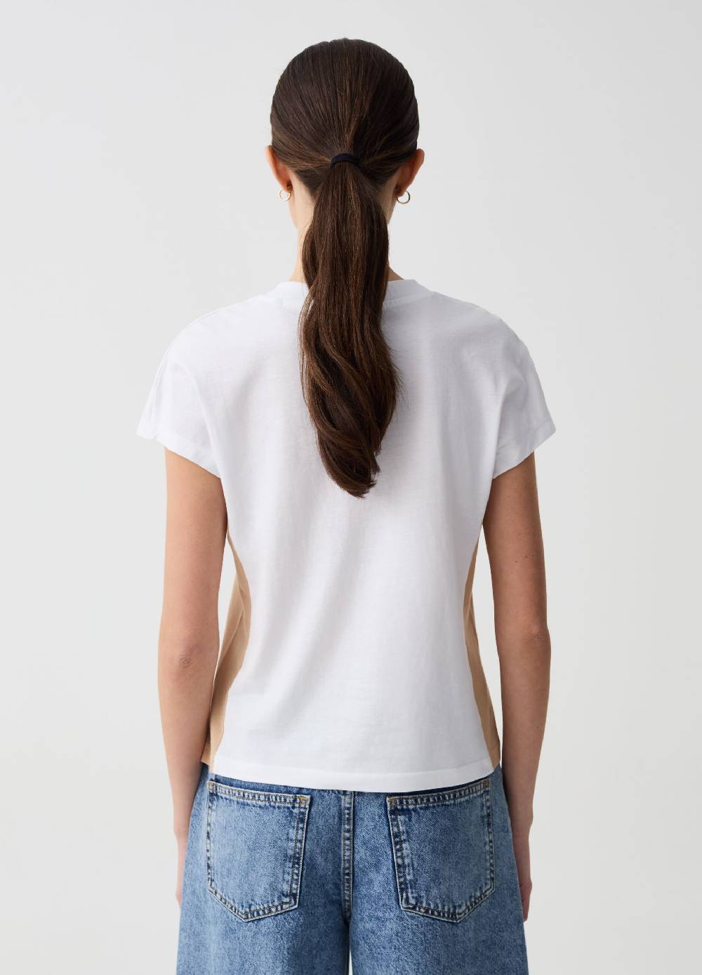 Ovs T-shirt Essential Con Bande A Contrasto