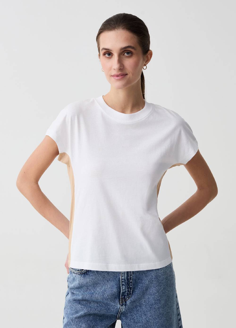 Ovs T-shirt Essential con bande a contrasto
