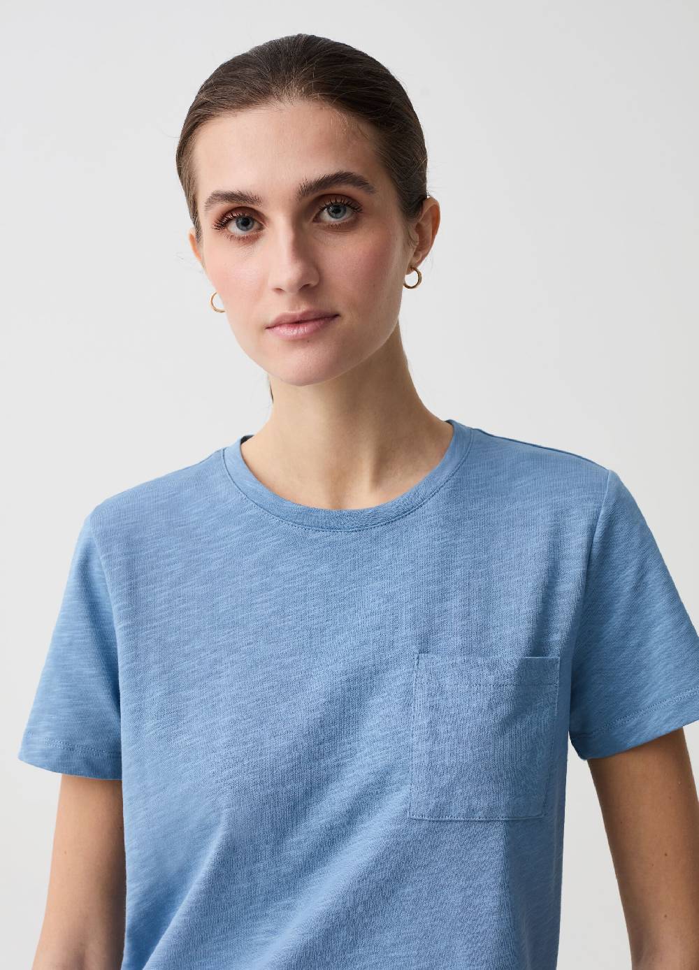 Ovs T-shirt Essential In Cotone Melange Con Tasca