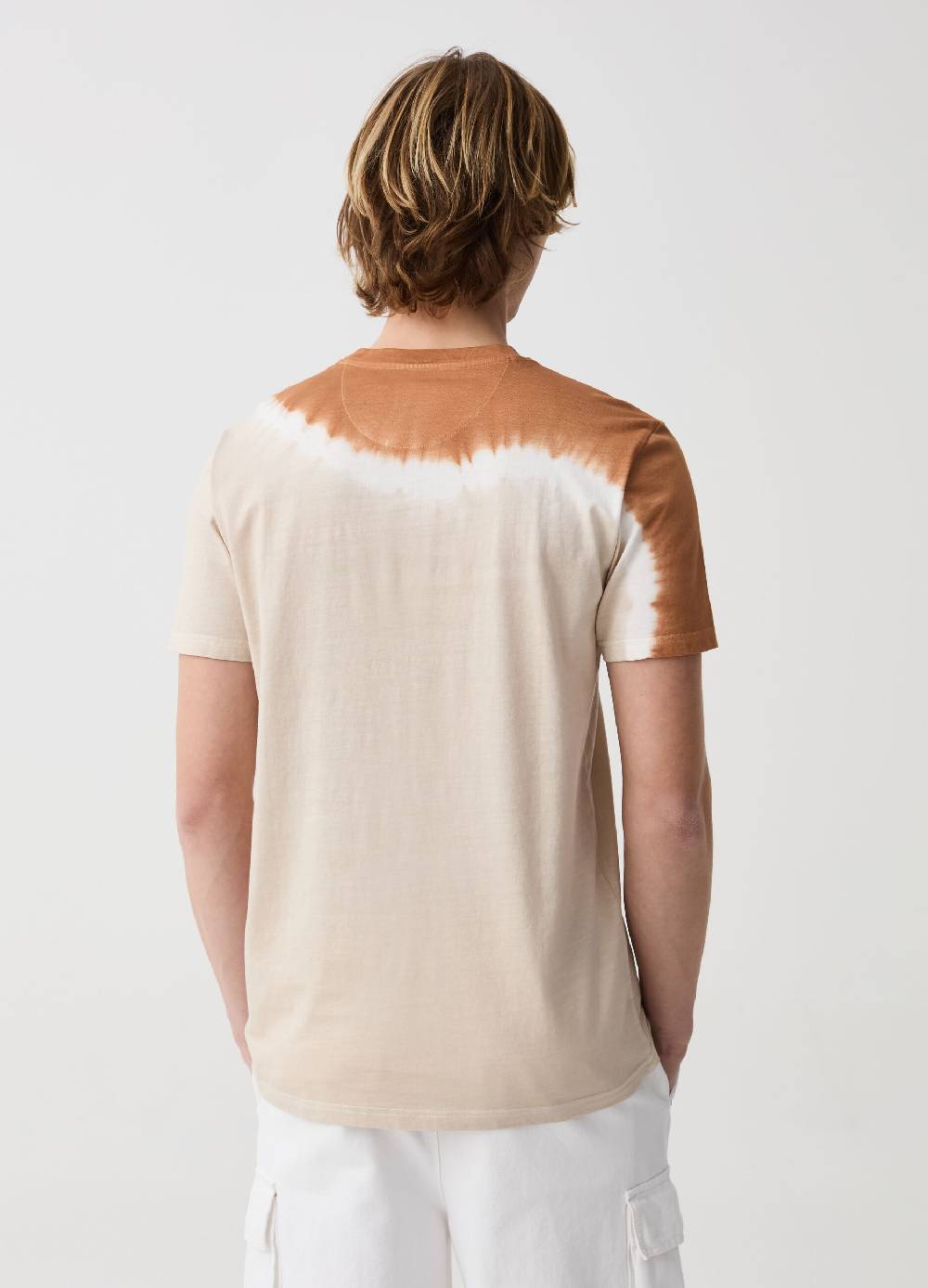 Ovs T-shirt Fantasia Dip Dye Con Stampa Lettering
