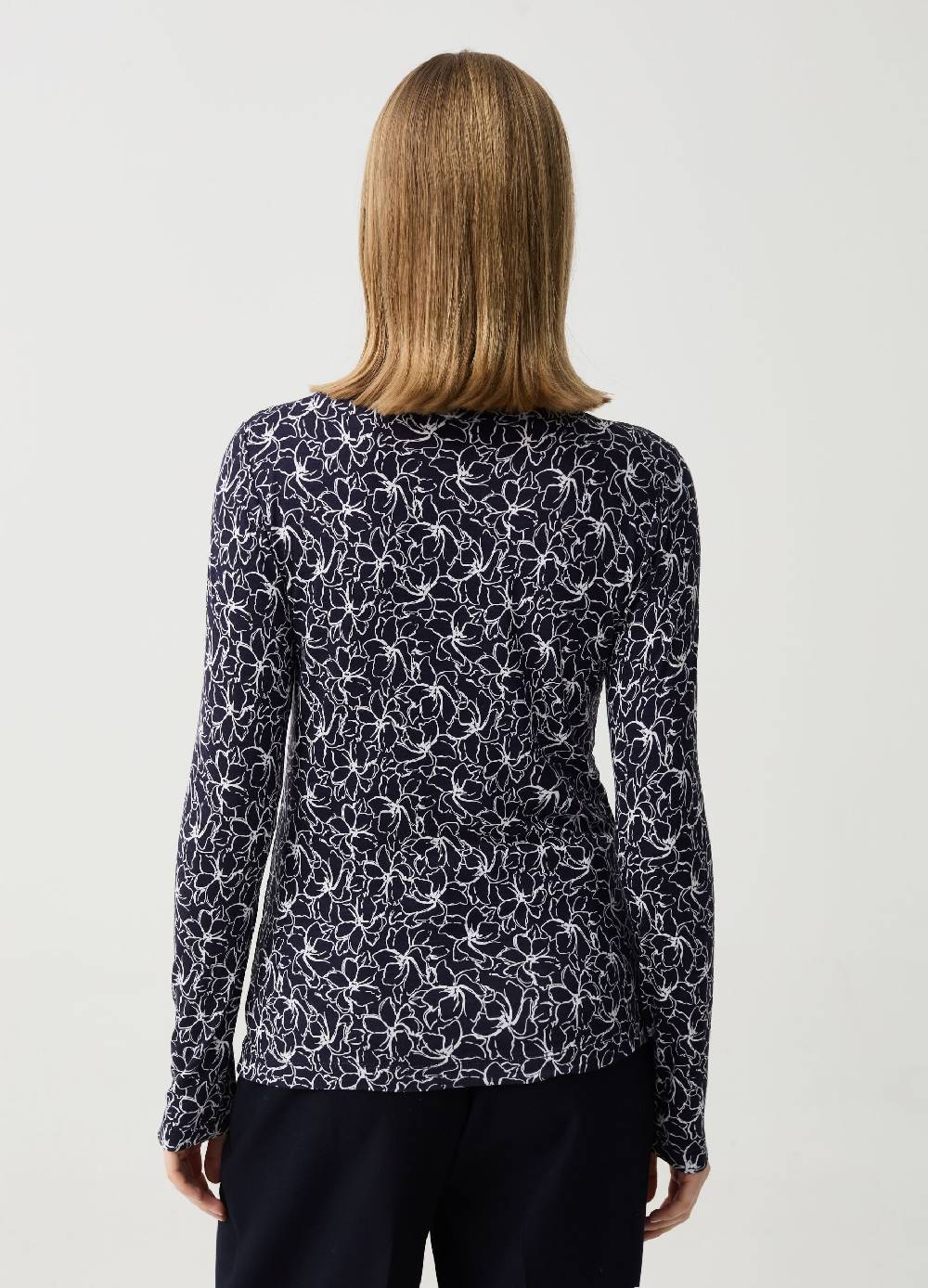 Ovs T-shirt Floreale Con Scollo A Barca