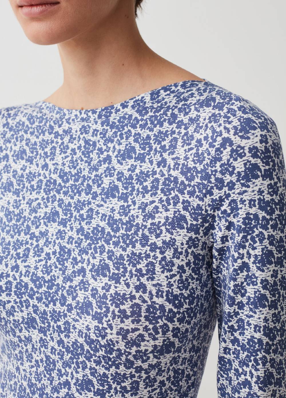 Ovs T-shirt Floreale Con Scollo A Barca