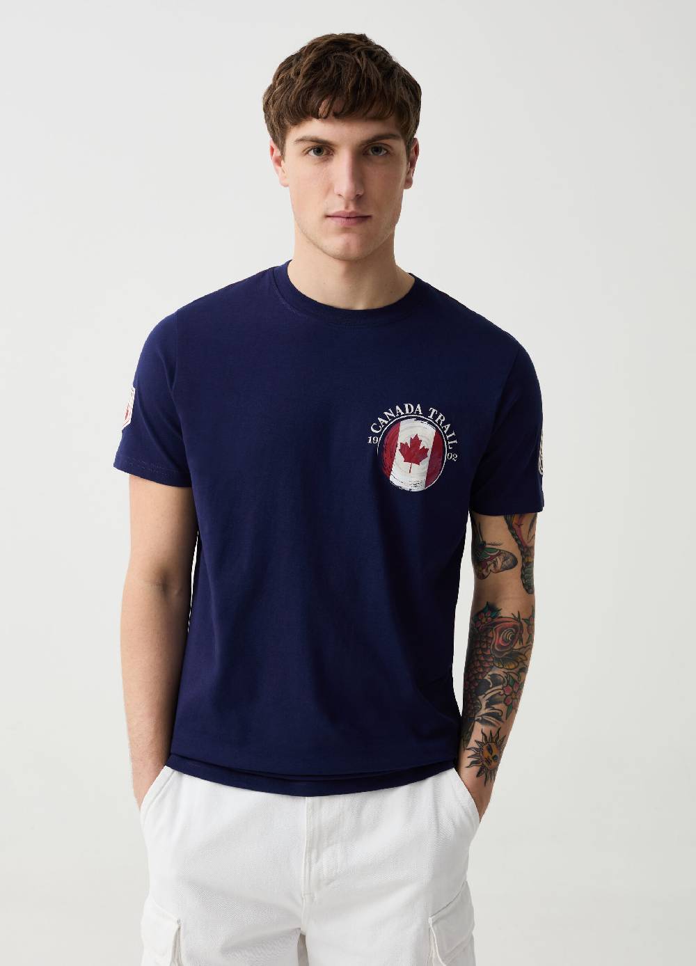 Ovs T-shirt girocollo con stampa Canada Trail