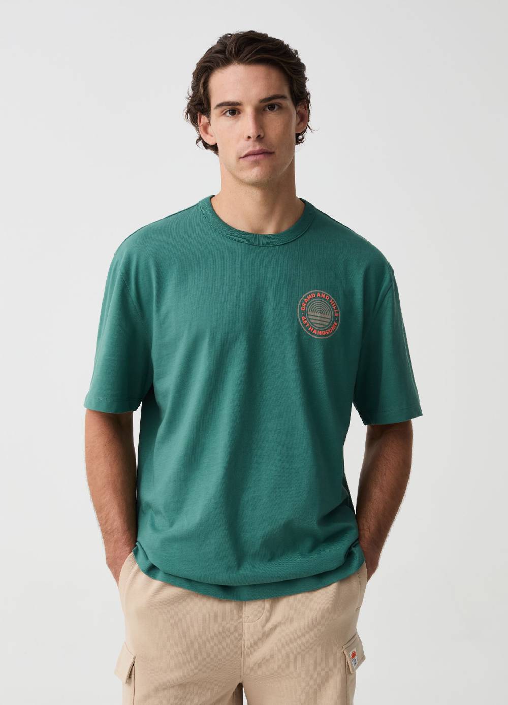 Ovs T-shirt girocollo con stampa logo