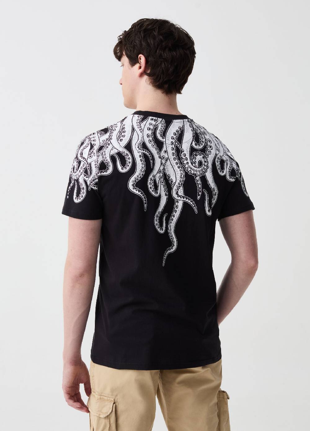 Ovs T-shirt Girocollo Con Stampa Piovra