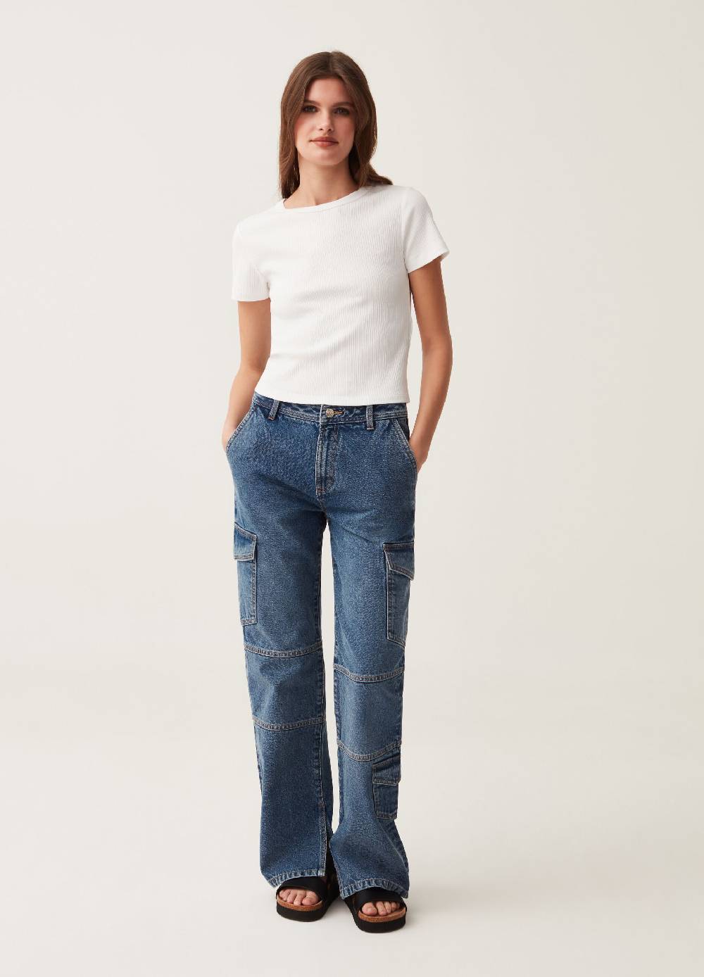 Ovs T-shirt Girocollo Fitness A Costine