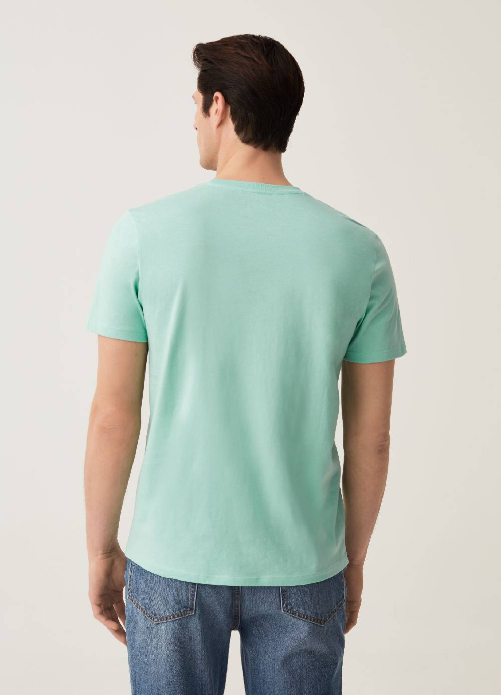 Ovs T-shirt Girocollo In Cotone Bio