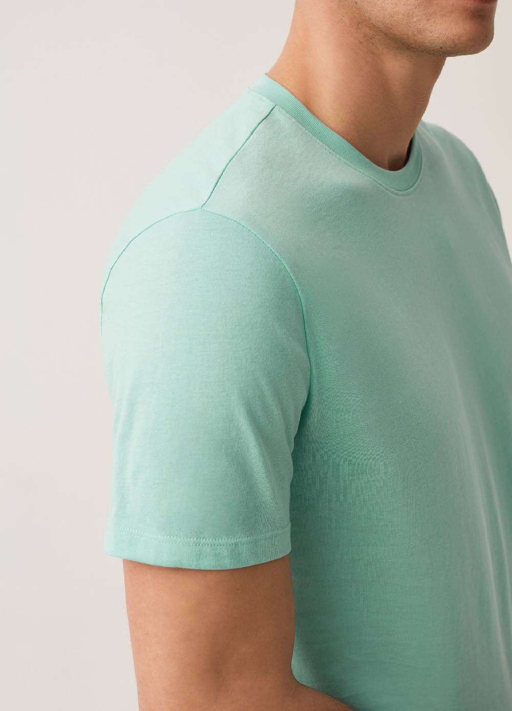 Ovs T-shirt Girocollo In Cotone Bio