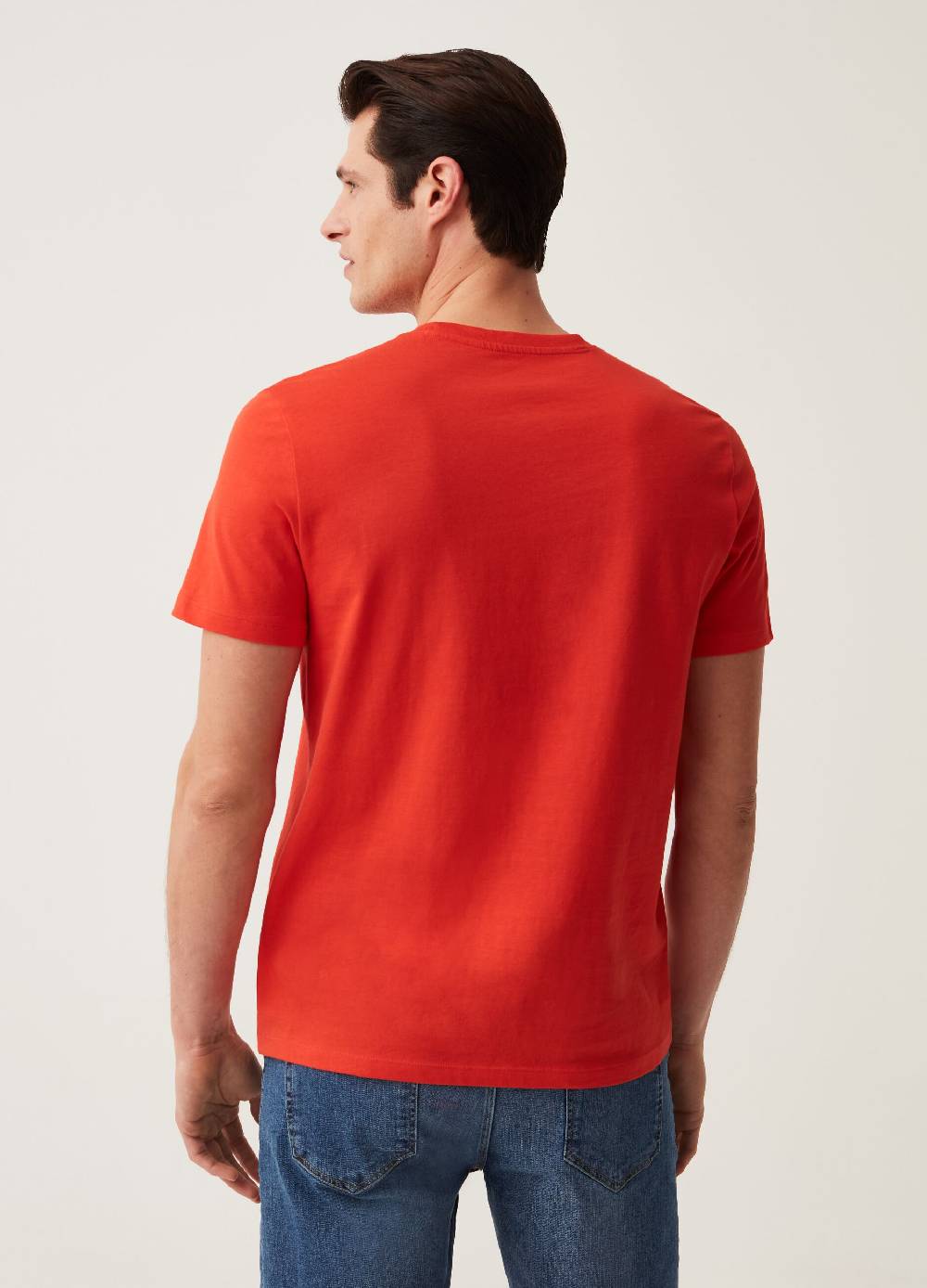 Ovs T-shirt Girocollo In Cotone Bio