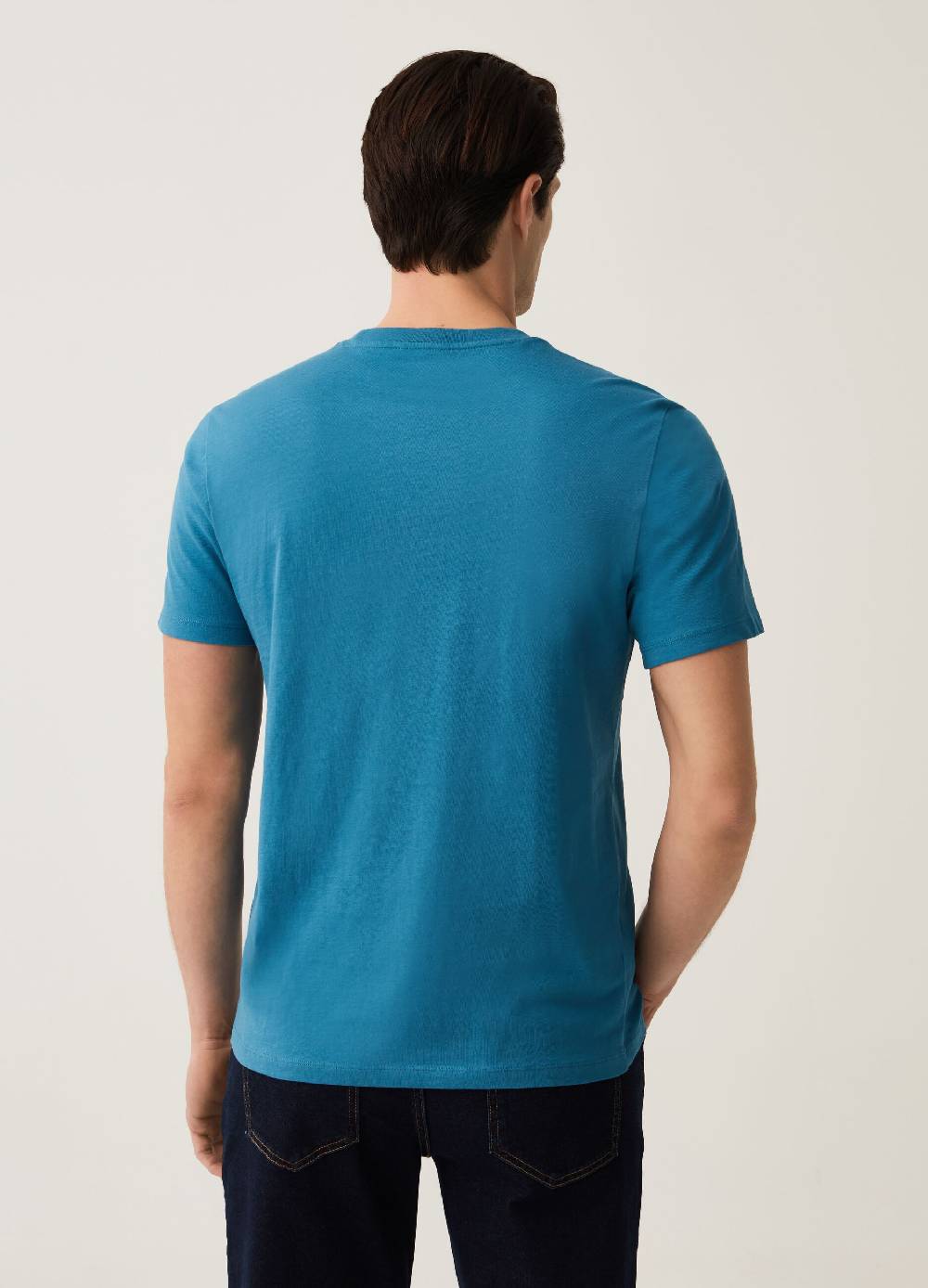 Ovs T-shirt Girocollo In Cotone Bio