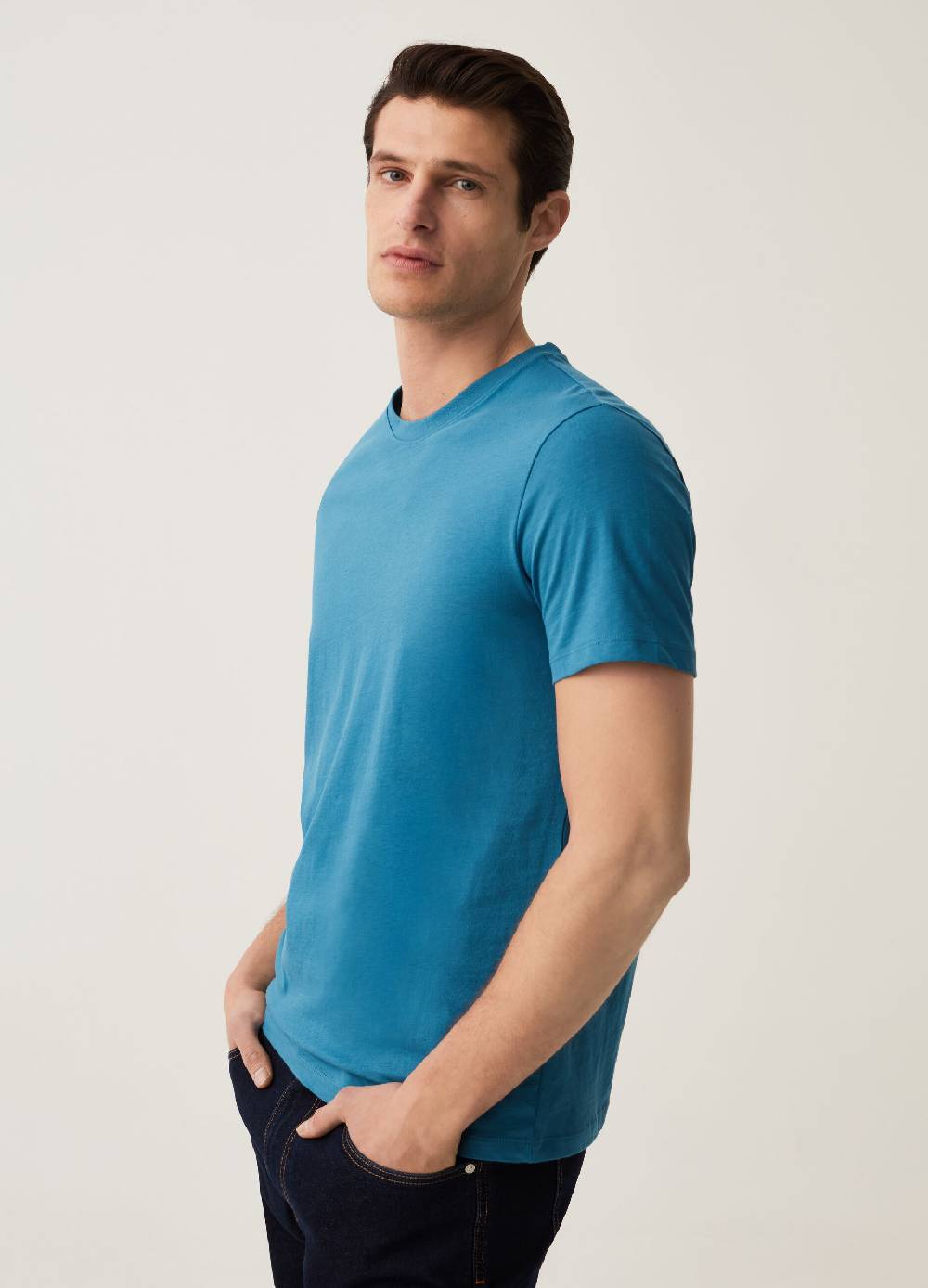Ovs T-shirt girocollo in cotone bio