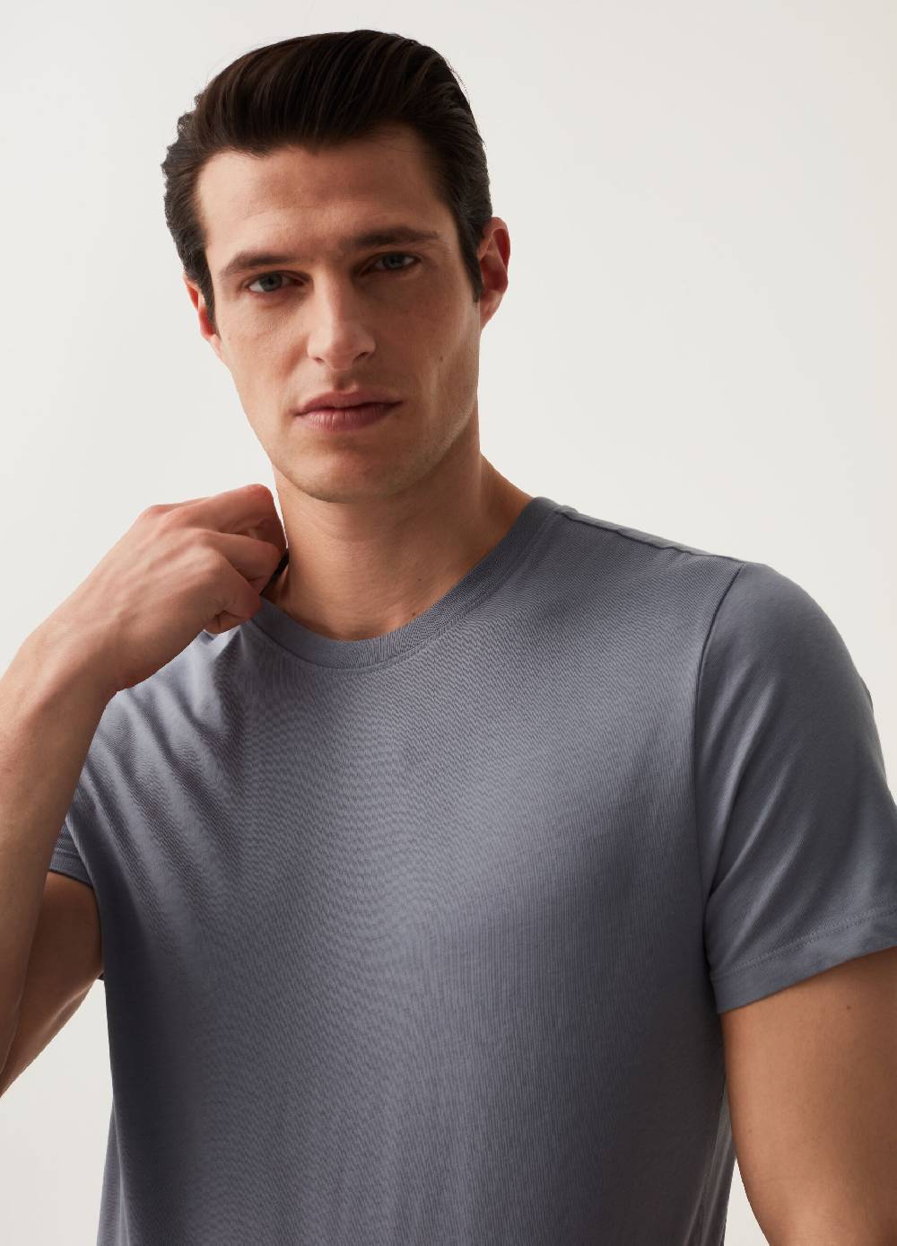 Ovs T-shirt Girocollo In Cotone Bio