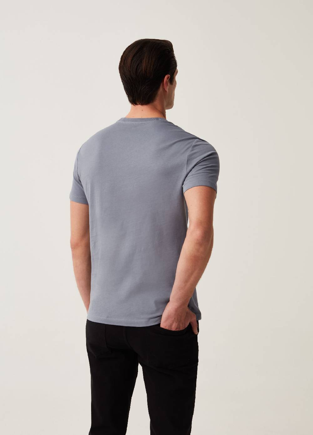 Ovs T-shirt Girocollo In Cotone Bio
