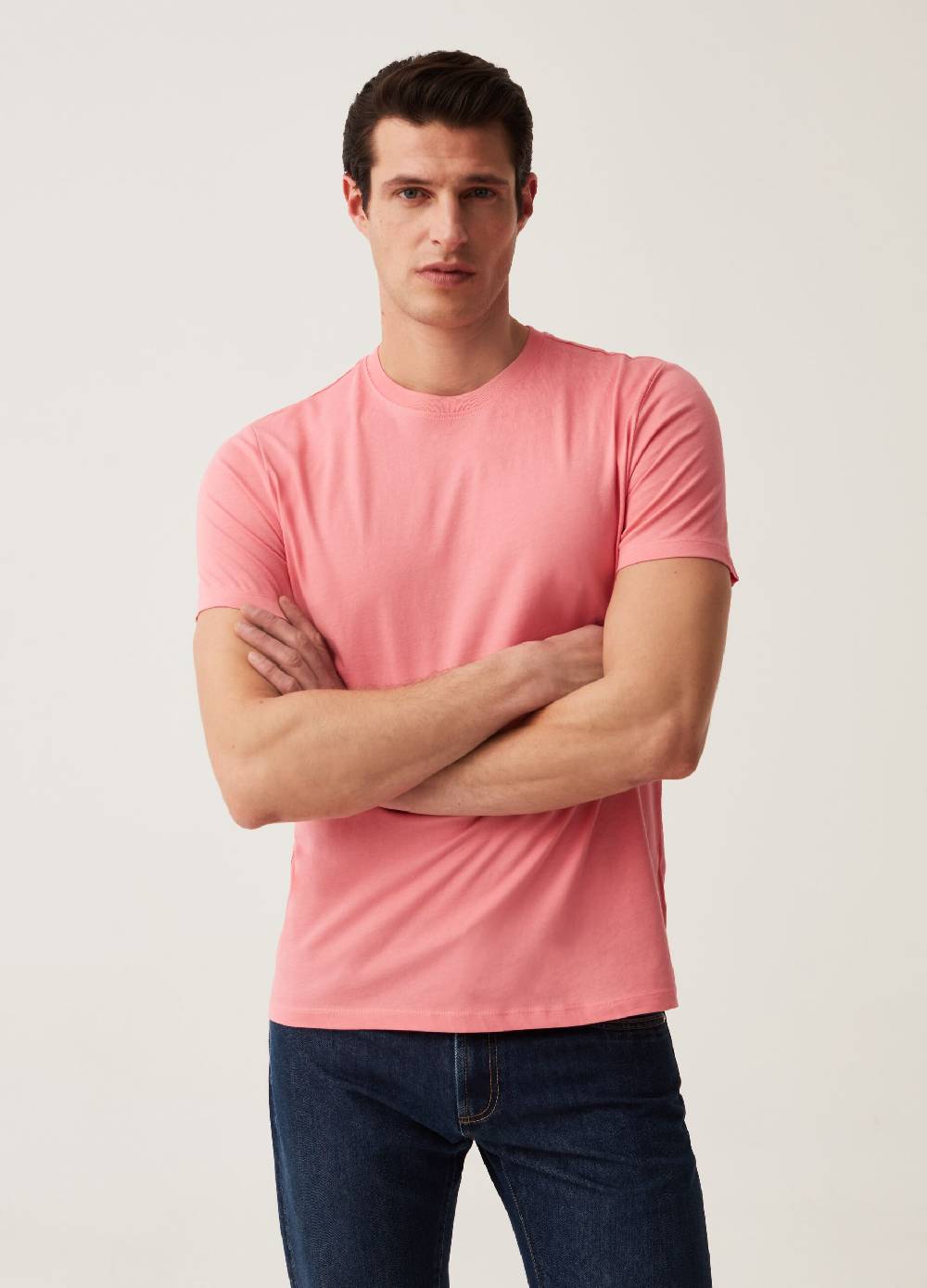 Ovs T-shirt Girocollo In Cotone Bio