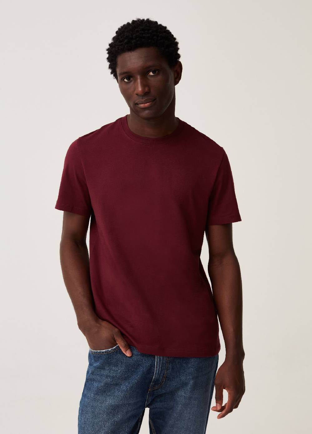 Ovs T-shirt girocollo in cotone bio
