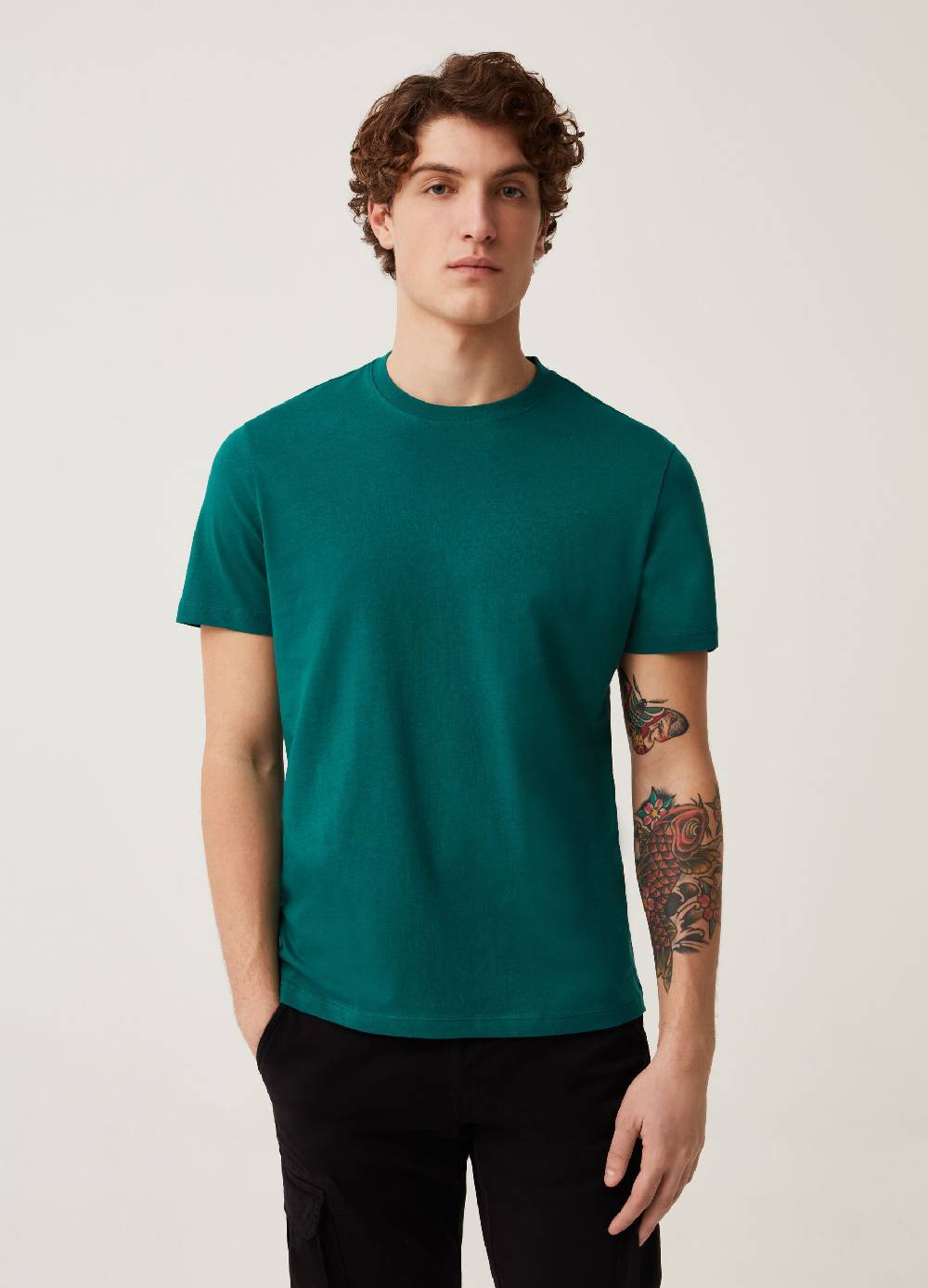 Ovs T-shirt Girocollo In Cotone Bio