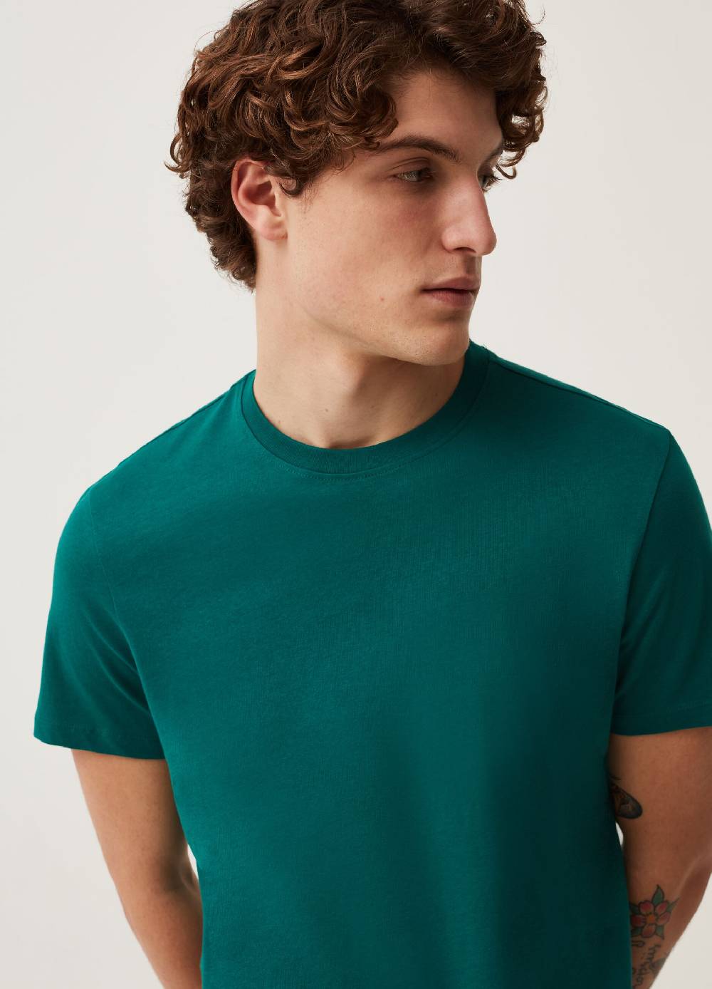 Ovs T-shirt Girocollo In Cotone Bio