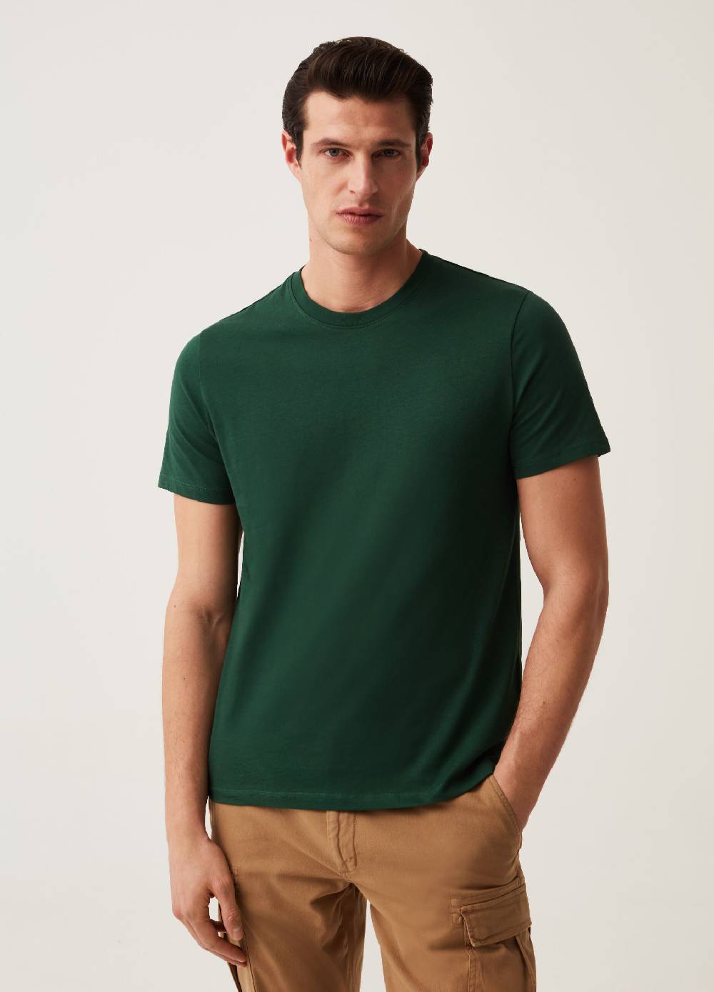 Ovs T-shirt girocollo in cotone bio
