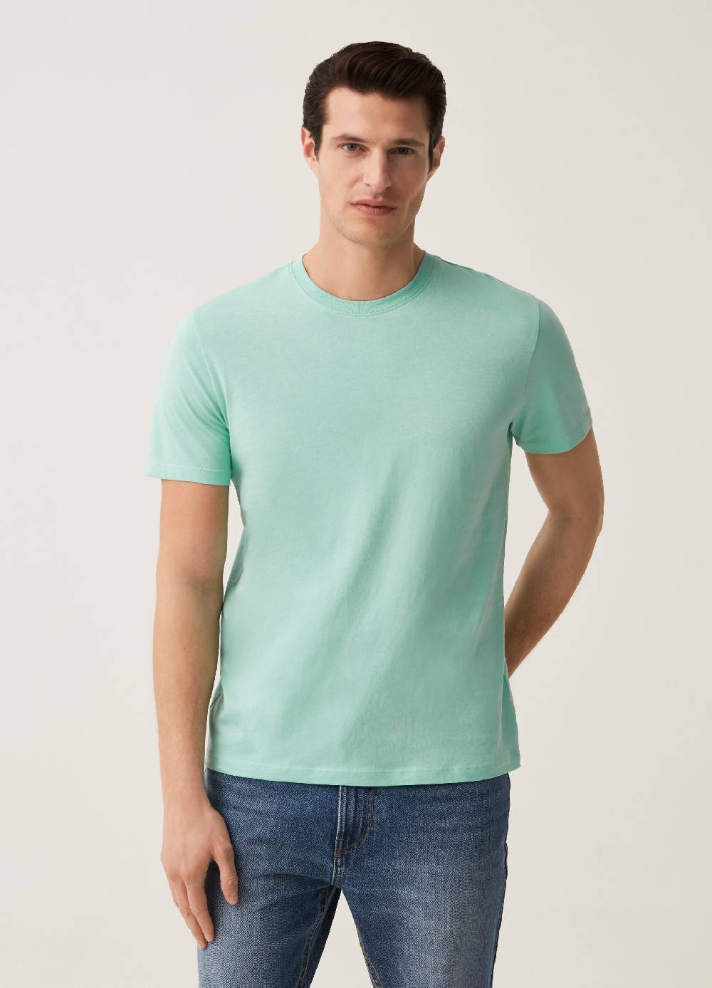Ovs T-shirt girocollo in cotone bio