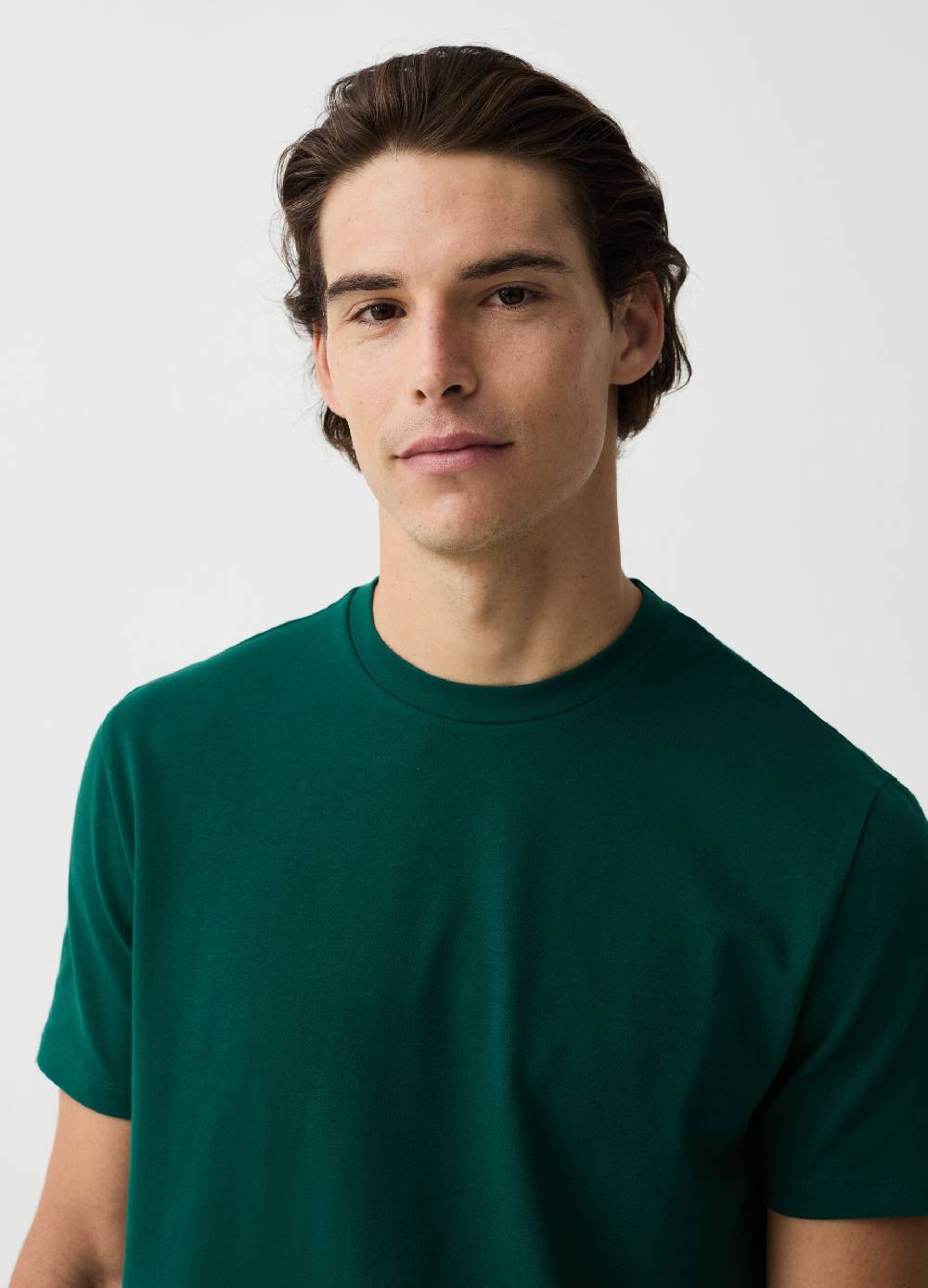 Ovs T-shirt Girocollo In Cotone Stretch