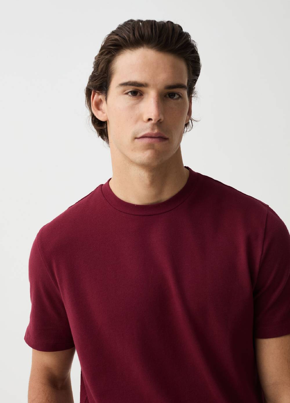 Ovs T-shirt Girocollo In Cotone Stretch