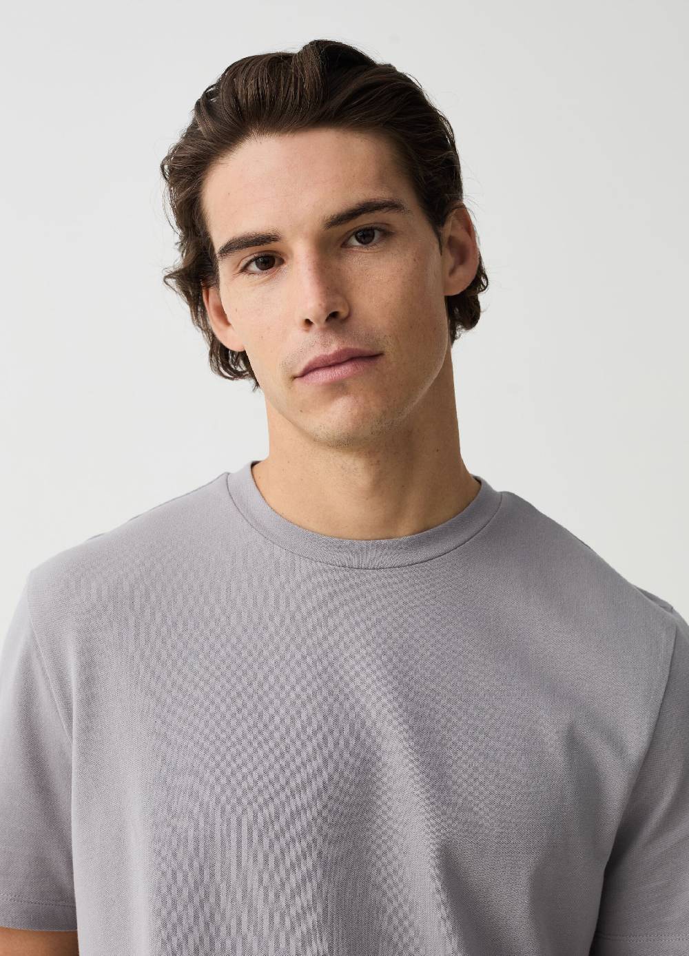Ovs T-shirt Girocollo In Cotone Stretch